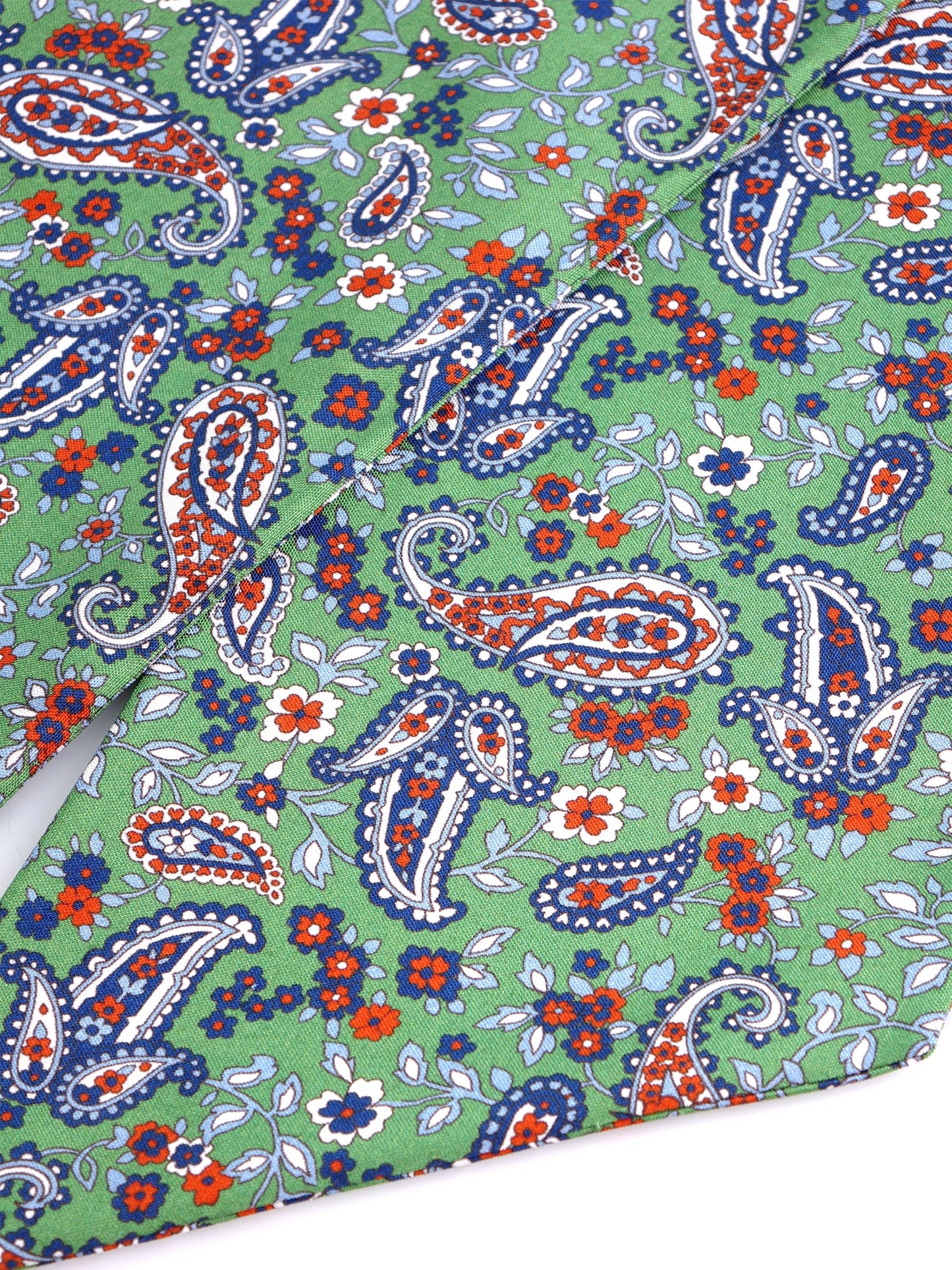 Light green Panama silk twilly scarf ABISSO