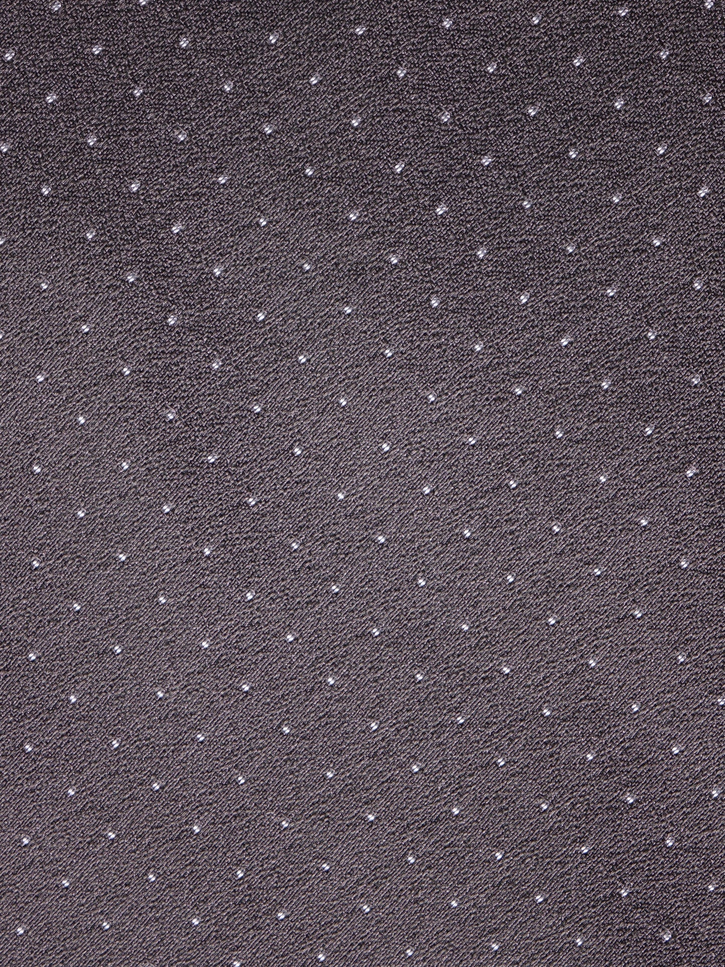 3 Fold Tie silver grey woven silk
