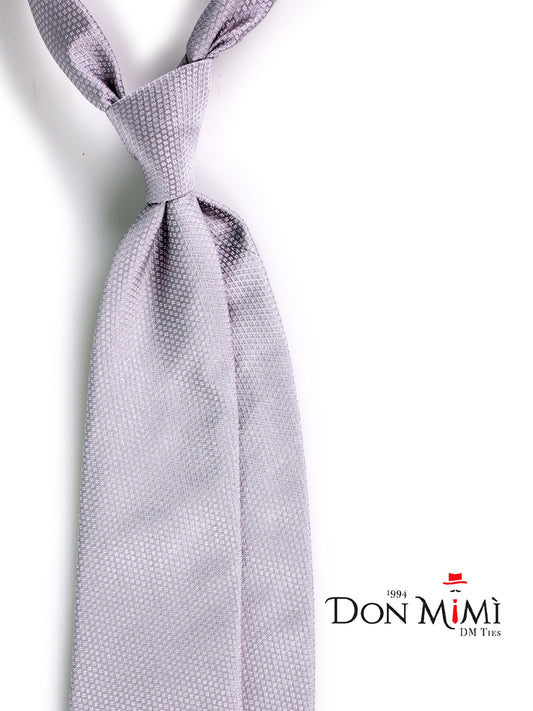 3 Fold Tie grey ASHFORD woven silk