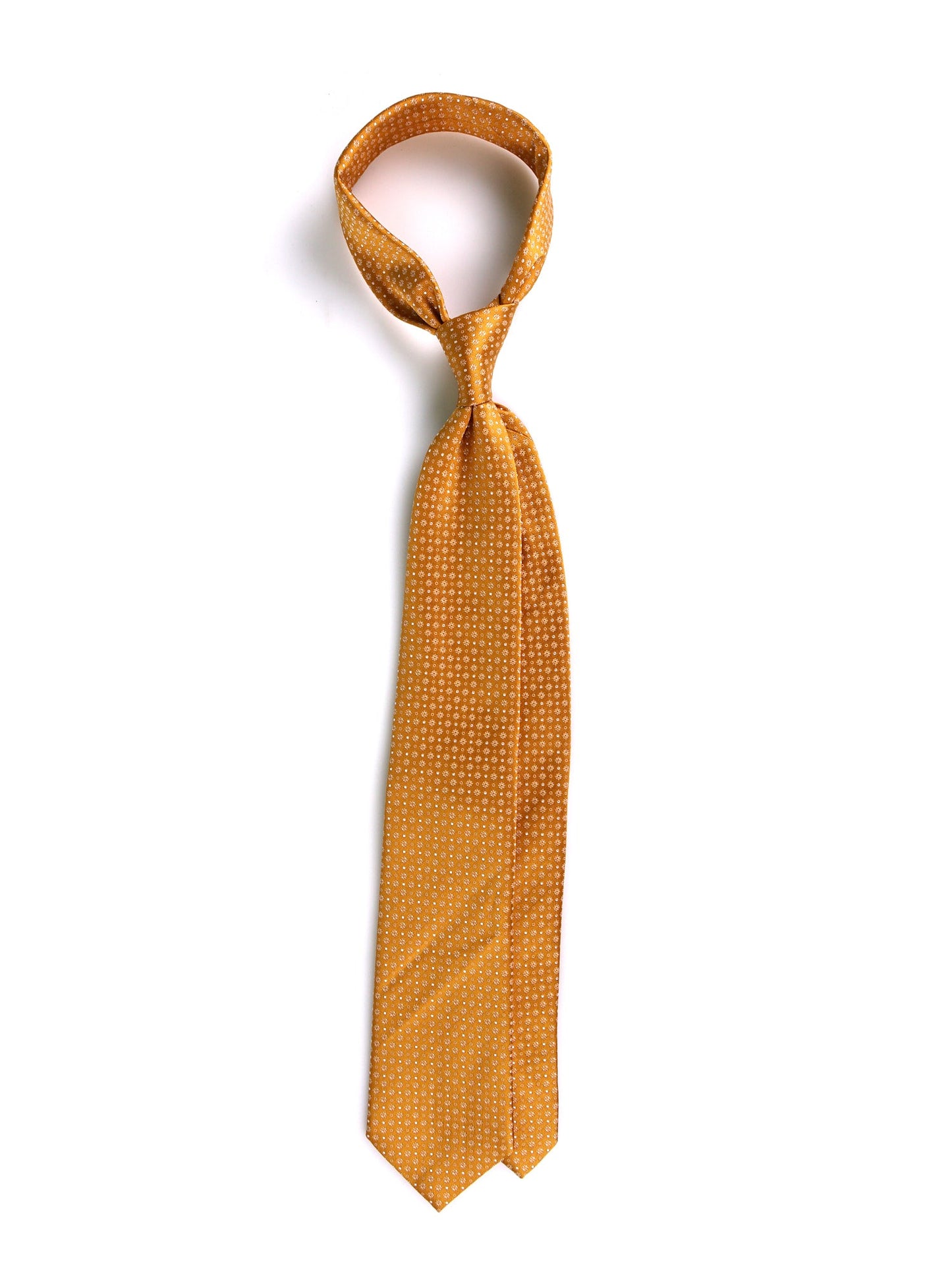 3-fold gold tie AURA woven silk