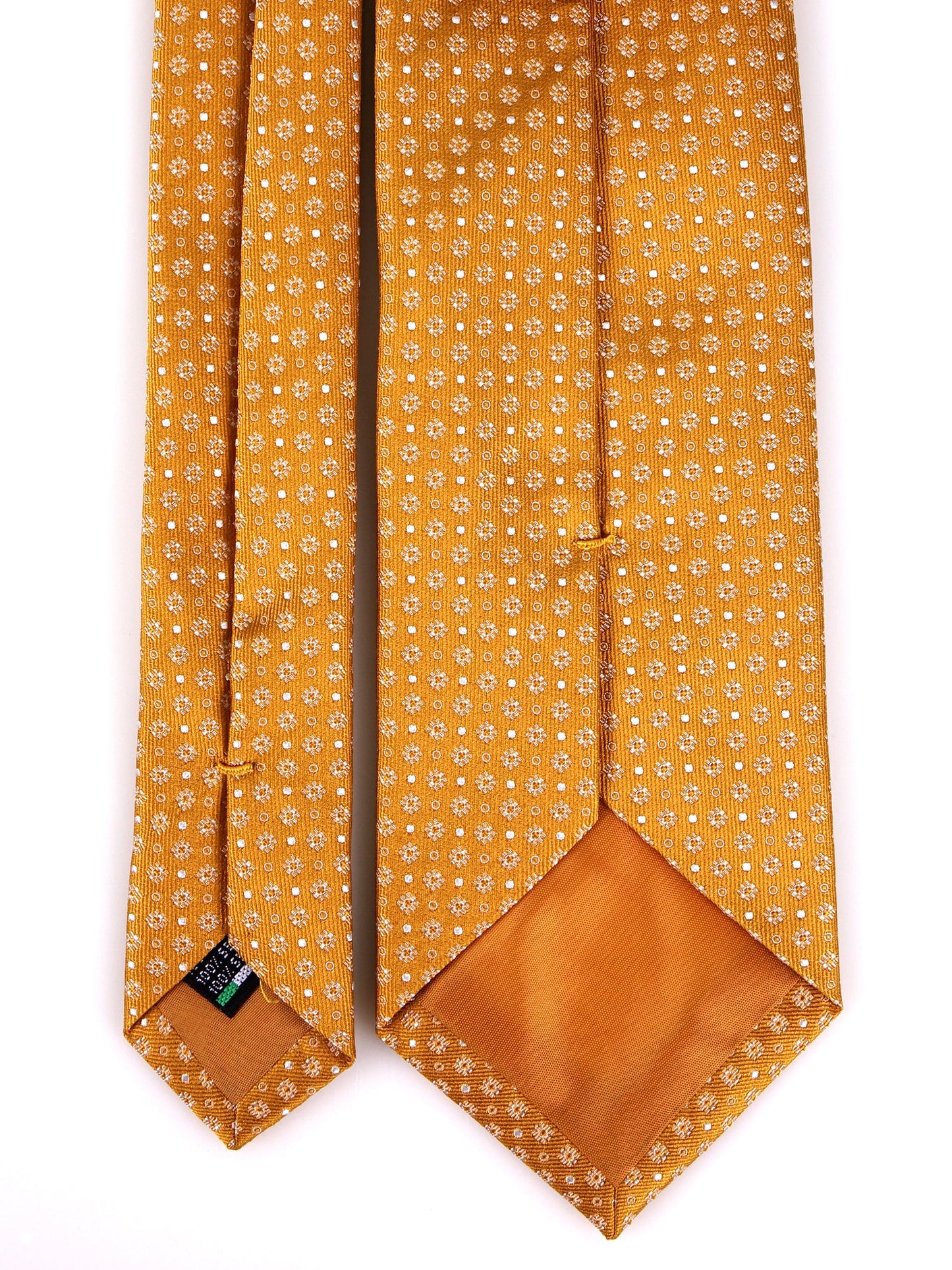 3-fold gold tie AURA woven silk