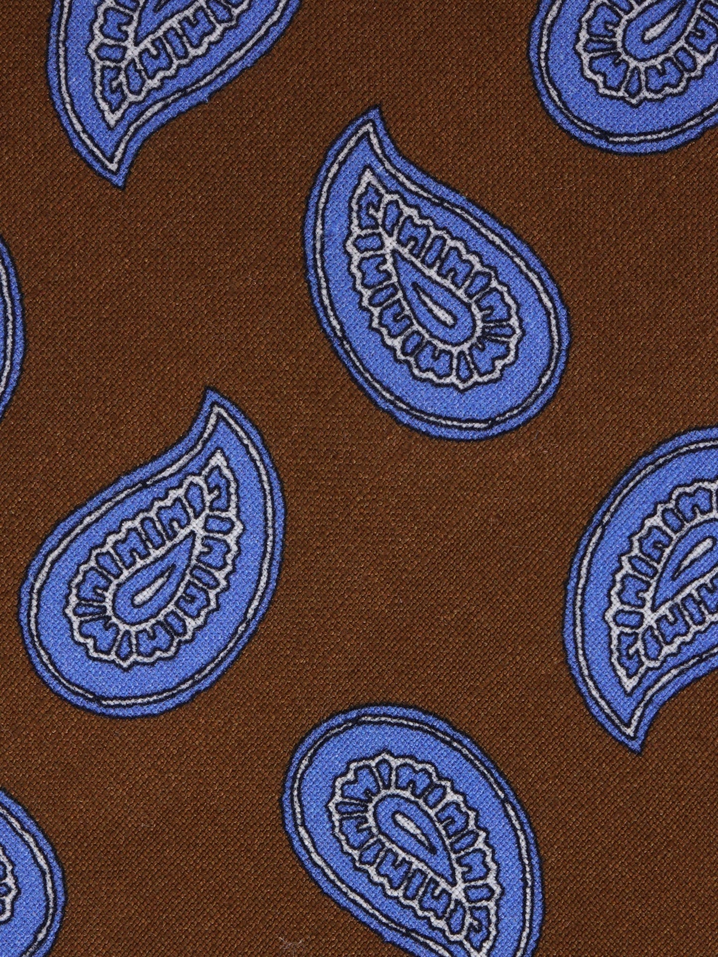 3-fold unlined tie BANE silk\linen light brown