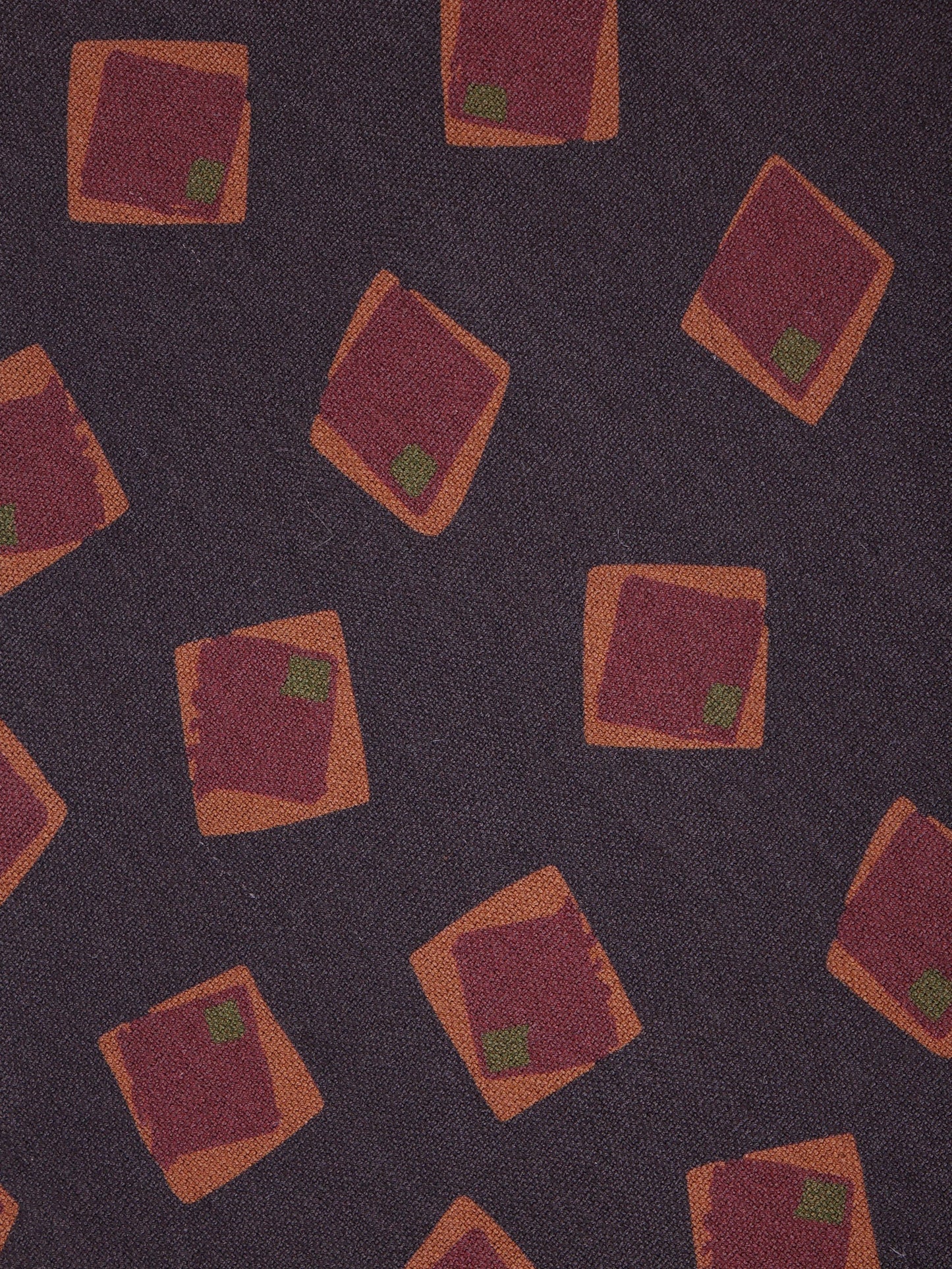 BILLS 3-fold tie in dark brown madder silk