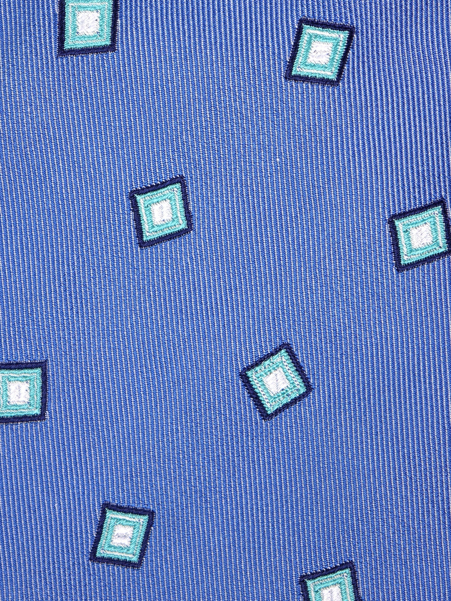 Light Blue Silk/Cotton BIRDIE 3-Fold Tie