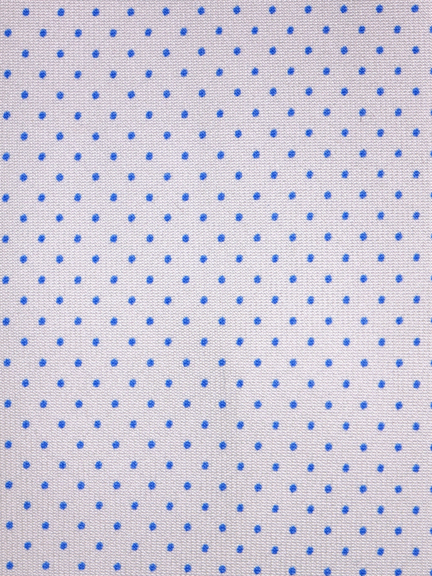 CANDORE 3-fold tie white printed English silk