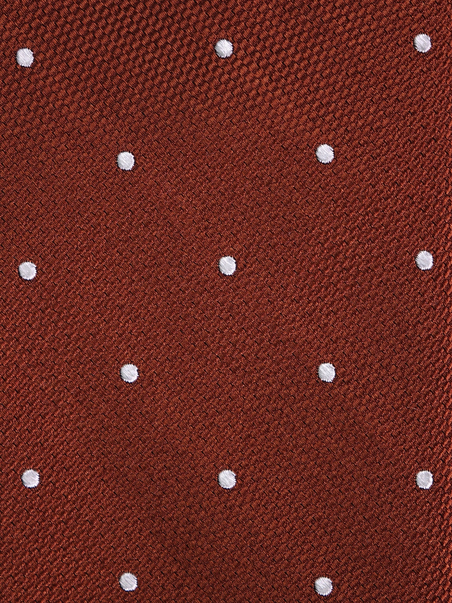 CARAMEL light brown jacquard silk 3 fold tie