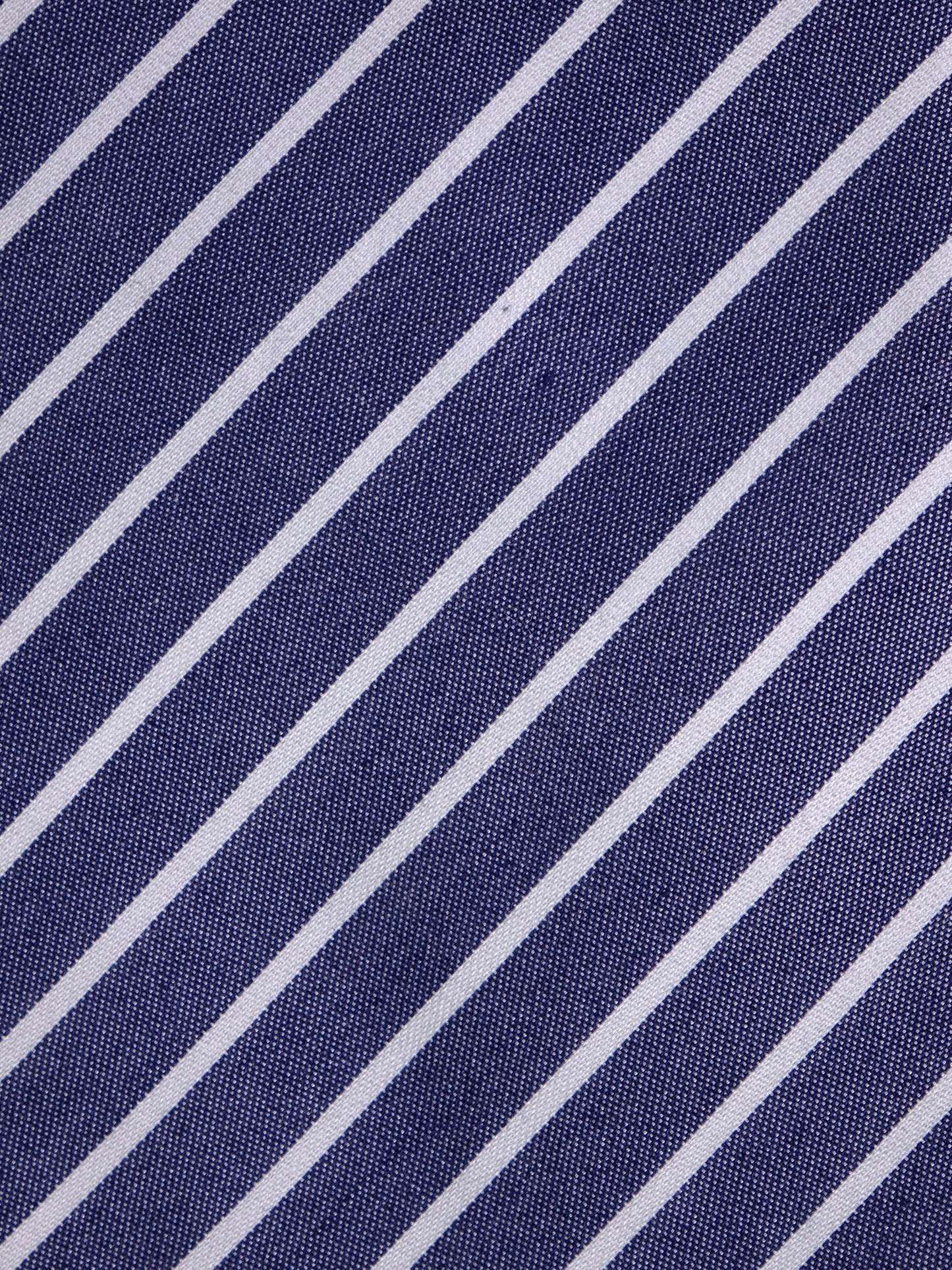 CENERE 3-fold silk cotton tie Blue