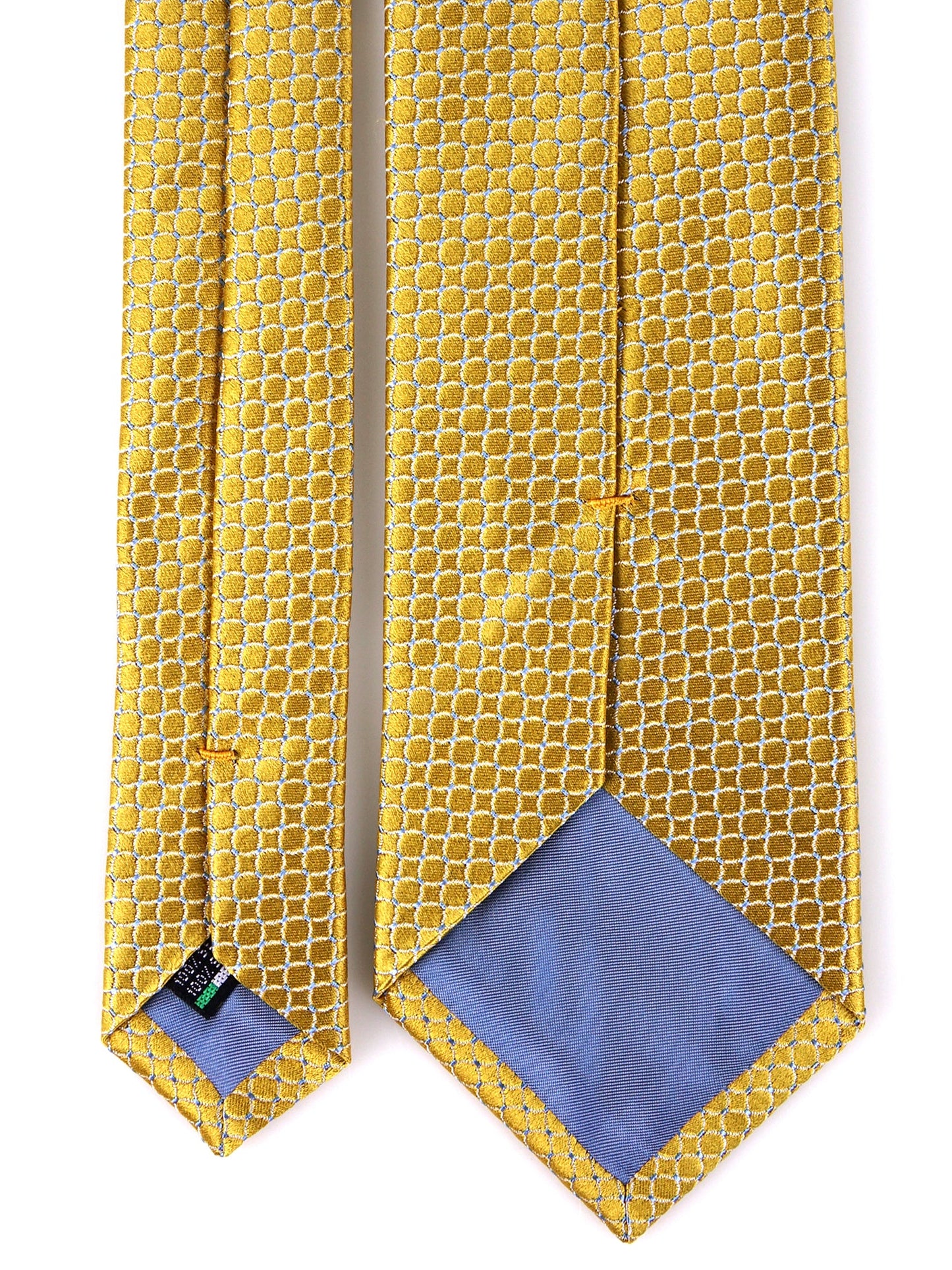 CONNORS 3-fold tie in gold woven silk
