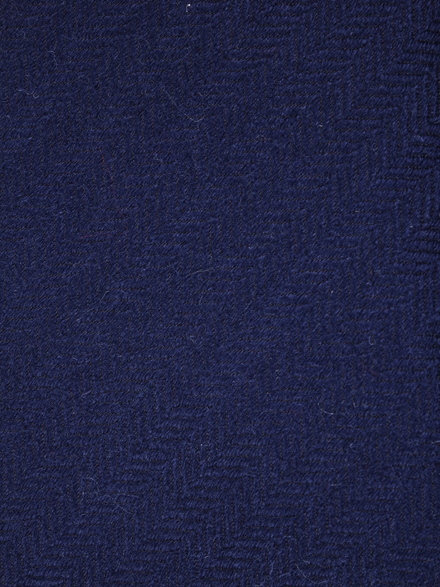 Blue Tie 3 Folds KIKKY in wool/silk