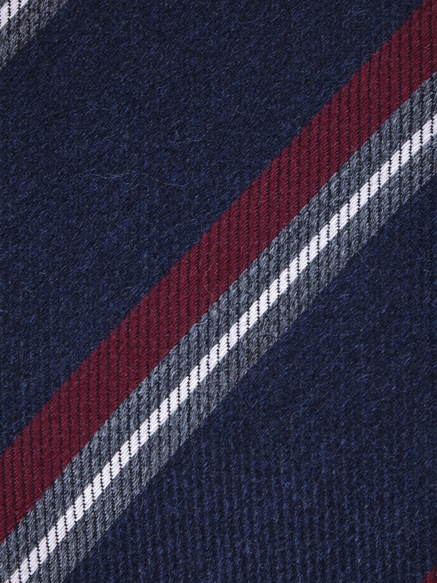 Blue 3 Fold Wool/Silk Tie ABIGAIL