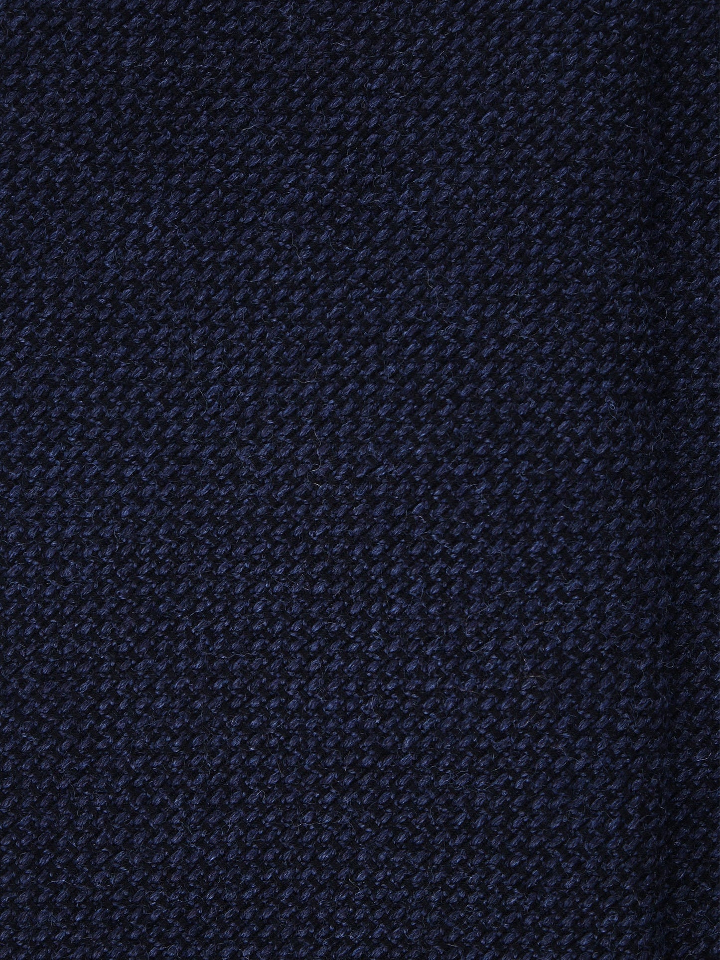 Blue 3 Fold Silk/Wool Tie SAVINA