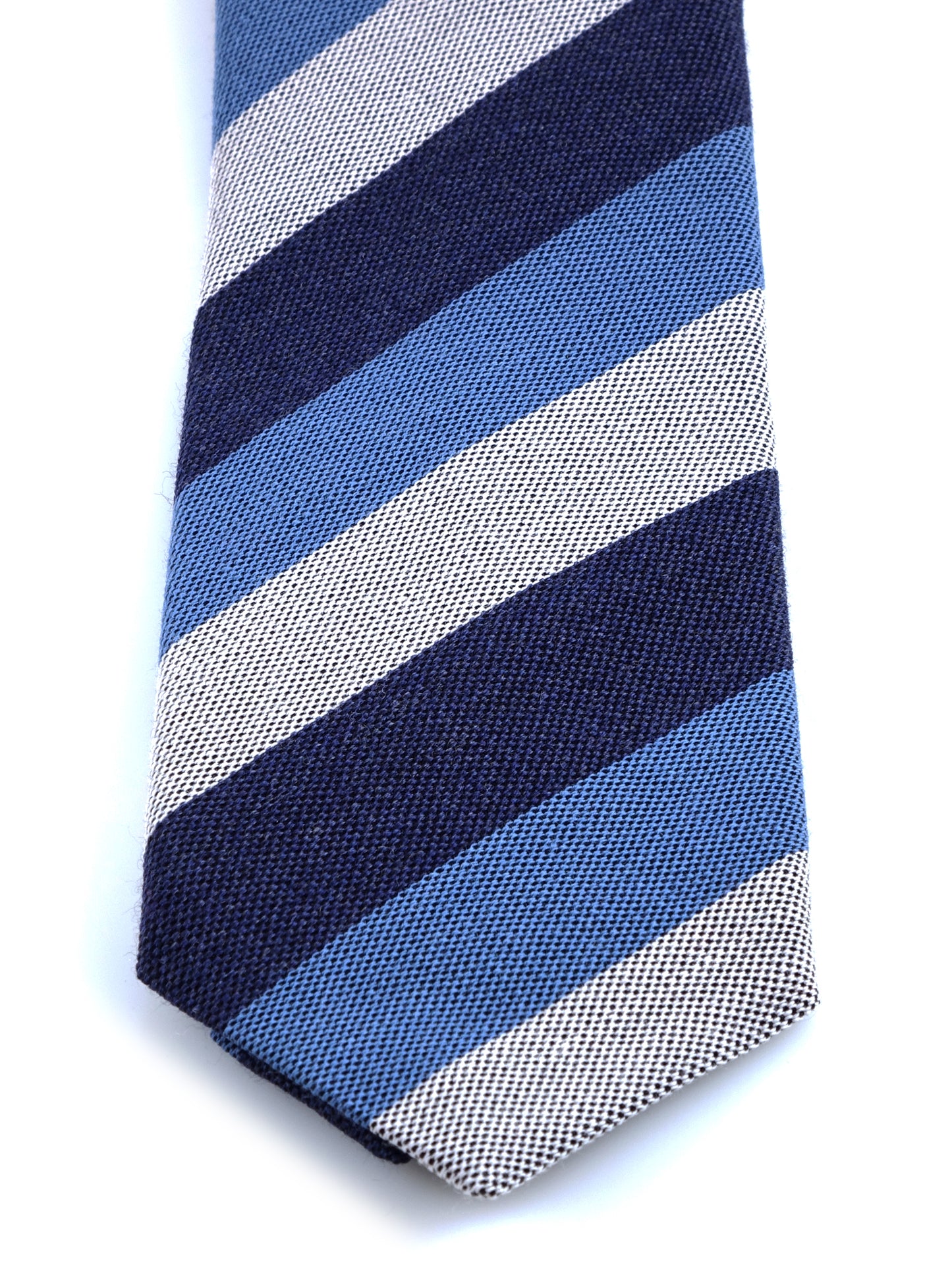 Blue/Sky Blue 3 Folds Wool/Silk Tie MIRANDA