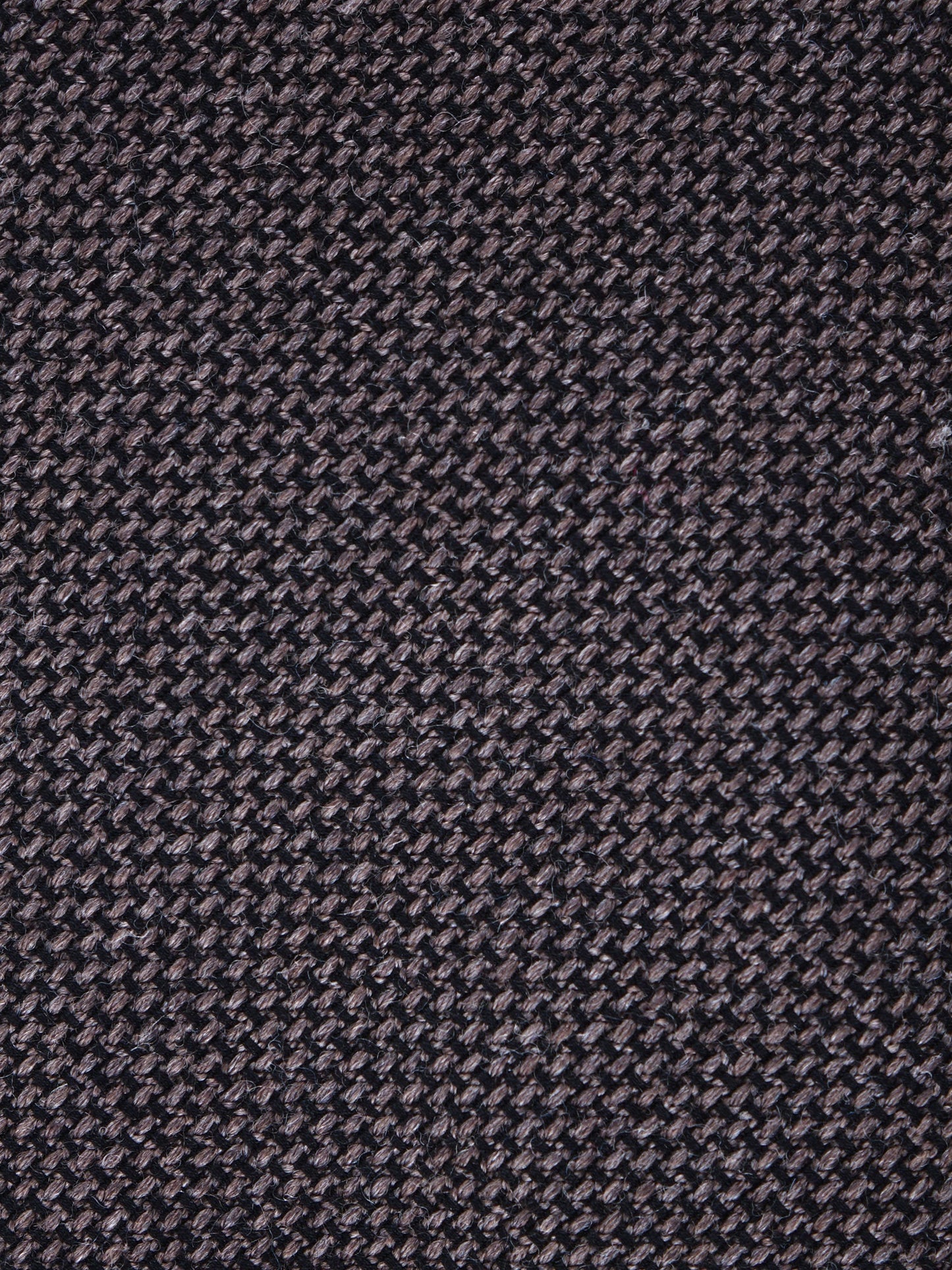 Brown 3 Fold Silk/Wool Tie SAVINA