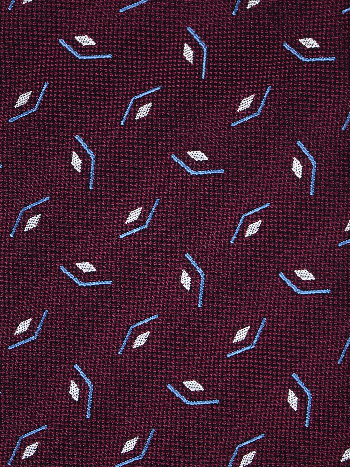 Bordeaux 3 fold Silk/Cotton Tie GALACE