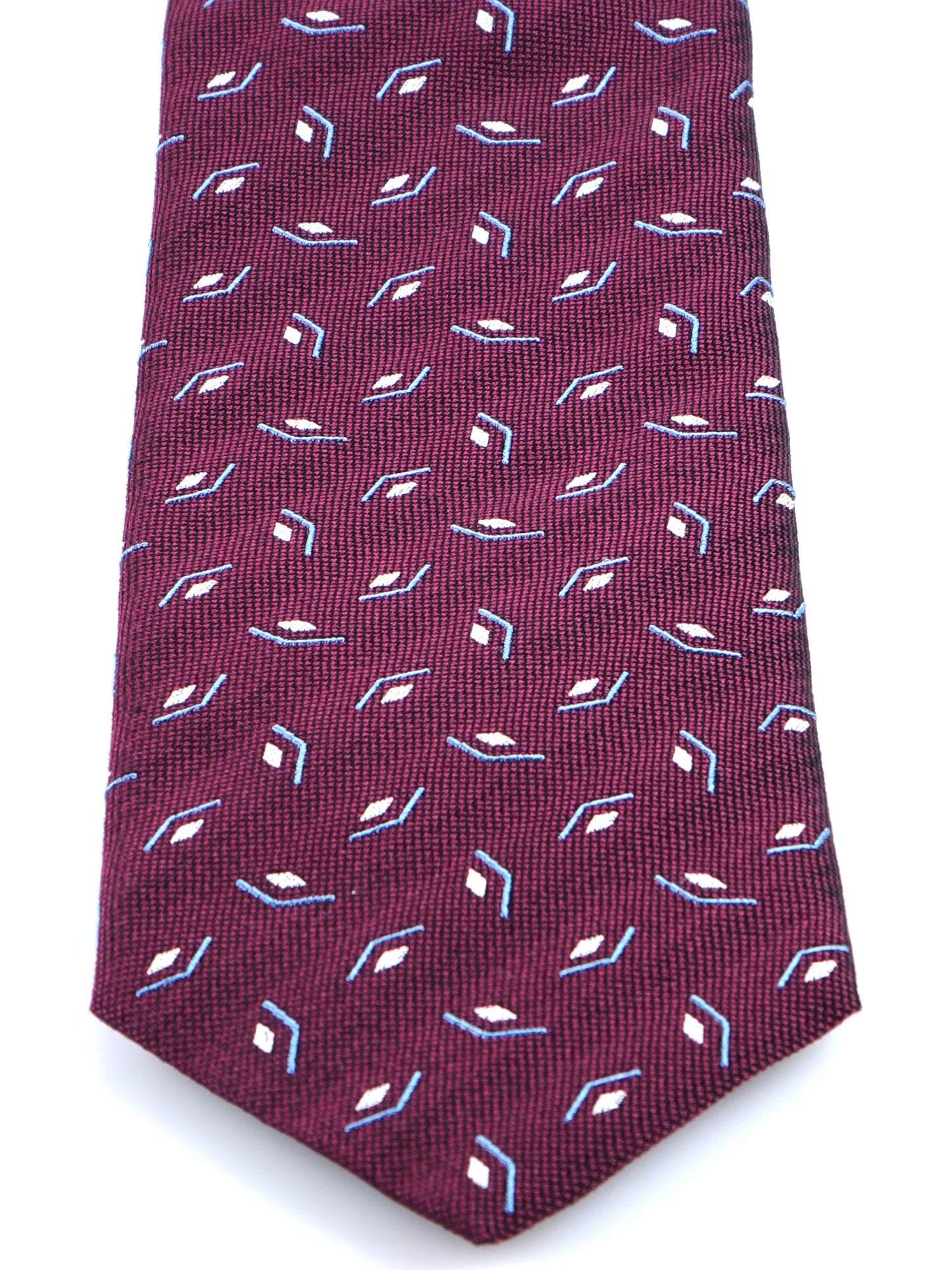 Bordeaux 3 fold Silk/Cotton Tie GALACE