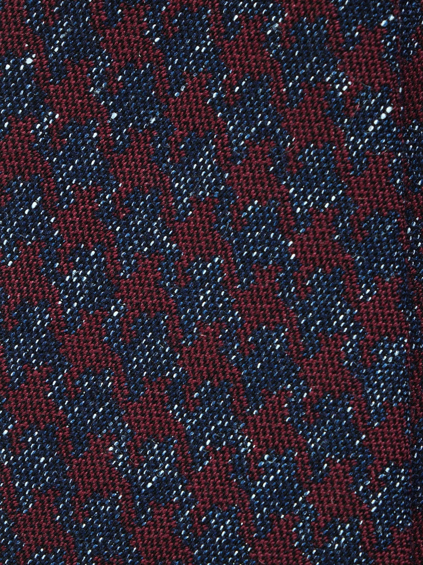 Burgundy 3 Fold Silk/Wool Tie ASSISI