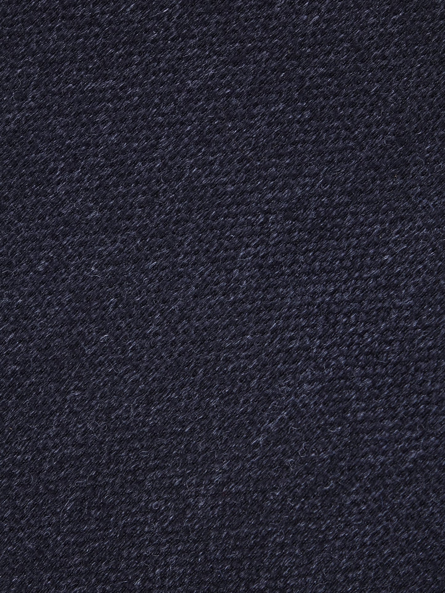 Dark Gray 3-Fold BIGOL Tie in Wool/Silk