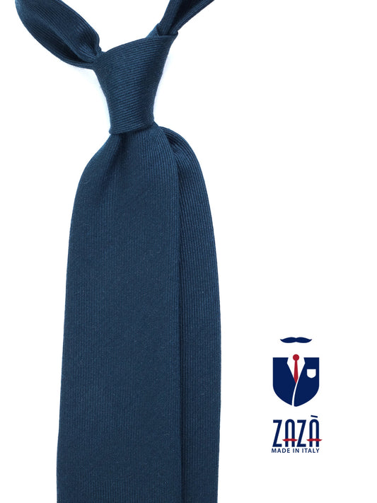 Forest Green Tie 3 Fold TINA in wool/silk