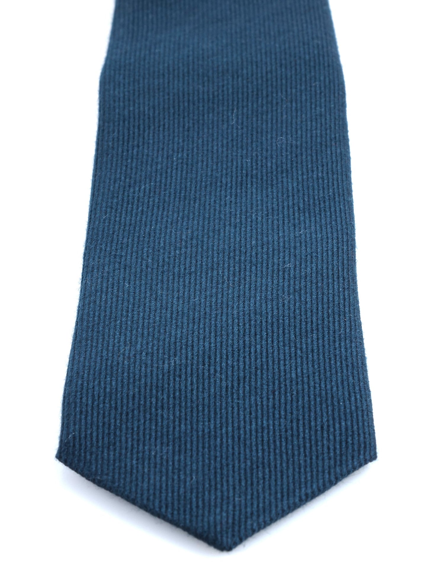 Forest Green Tie 3 Fold TINA in wool/silk