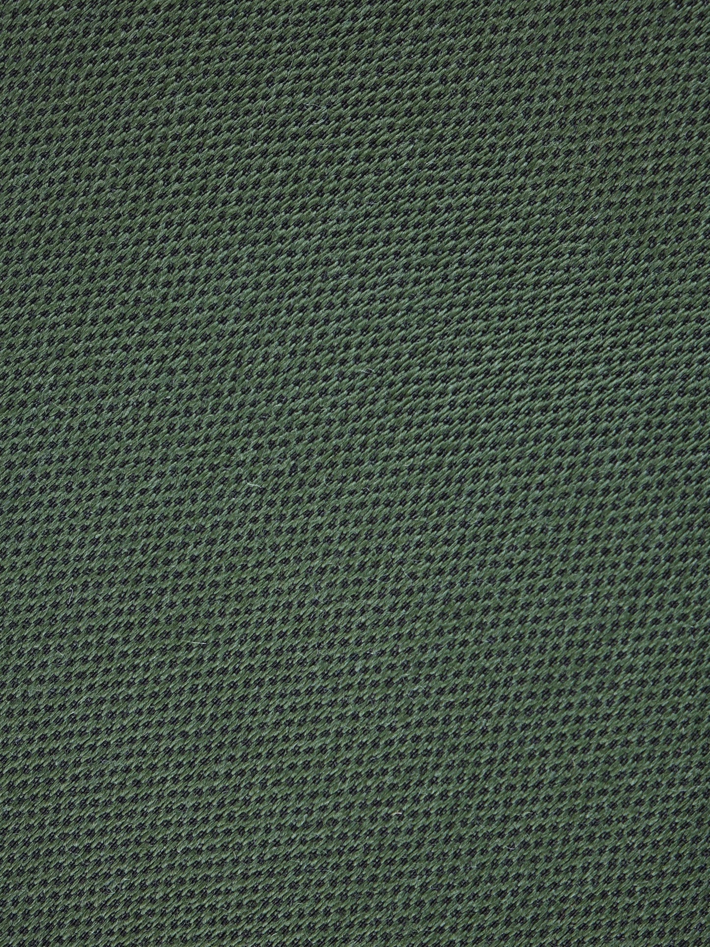 Green 3-Fold BIGOL Tie in Wool/Silk