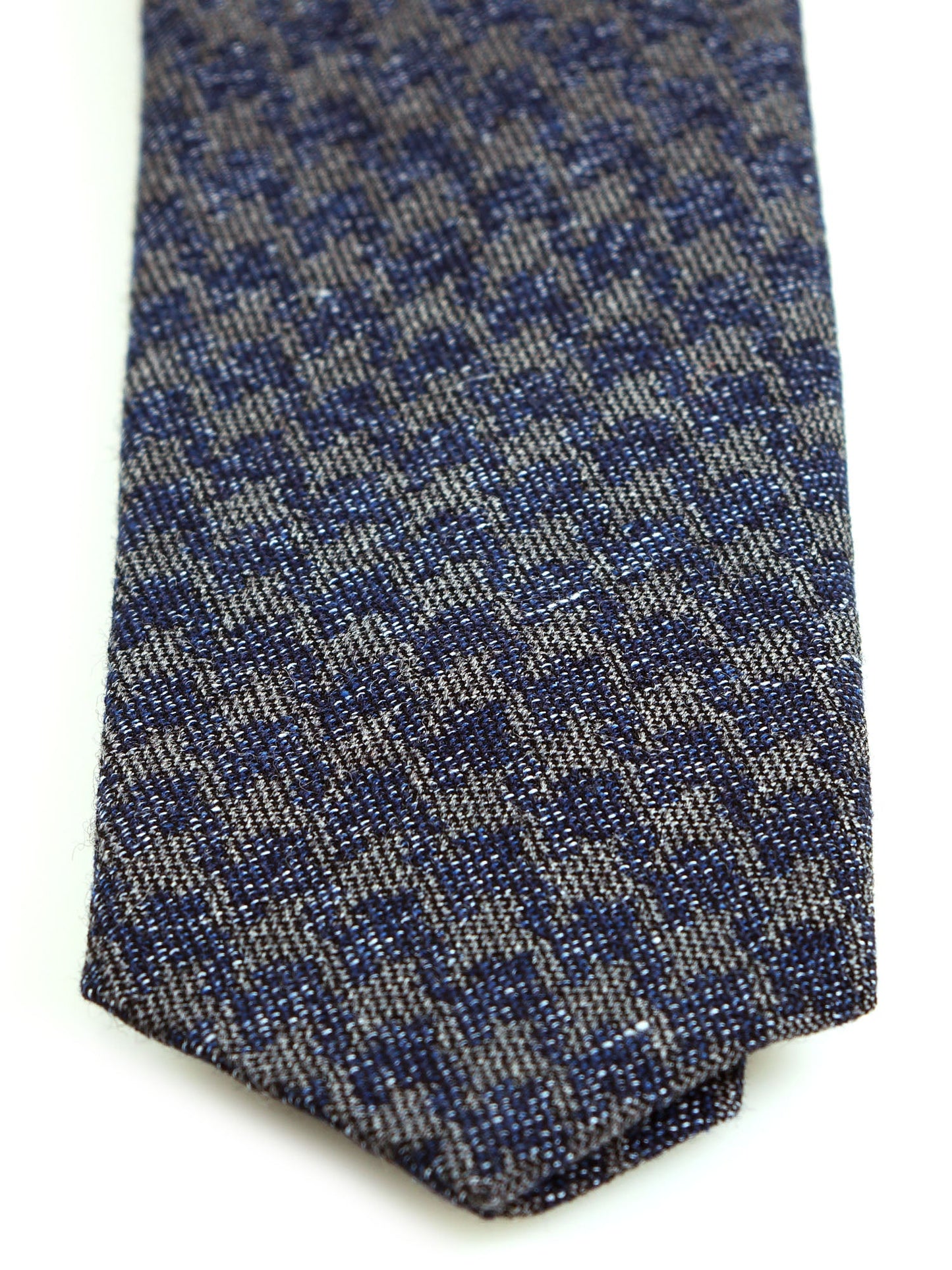 3 Fold Gray Silk/Wool Tie ASSISI