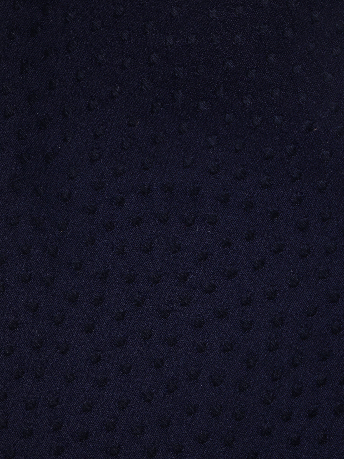 3 Fold Tie ABASIA in Woven Silk Dark Blue