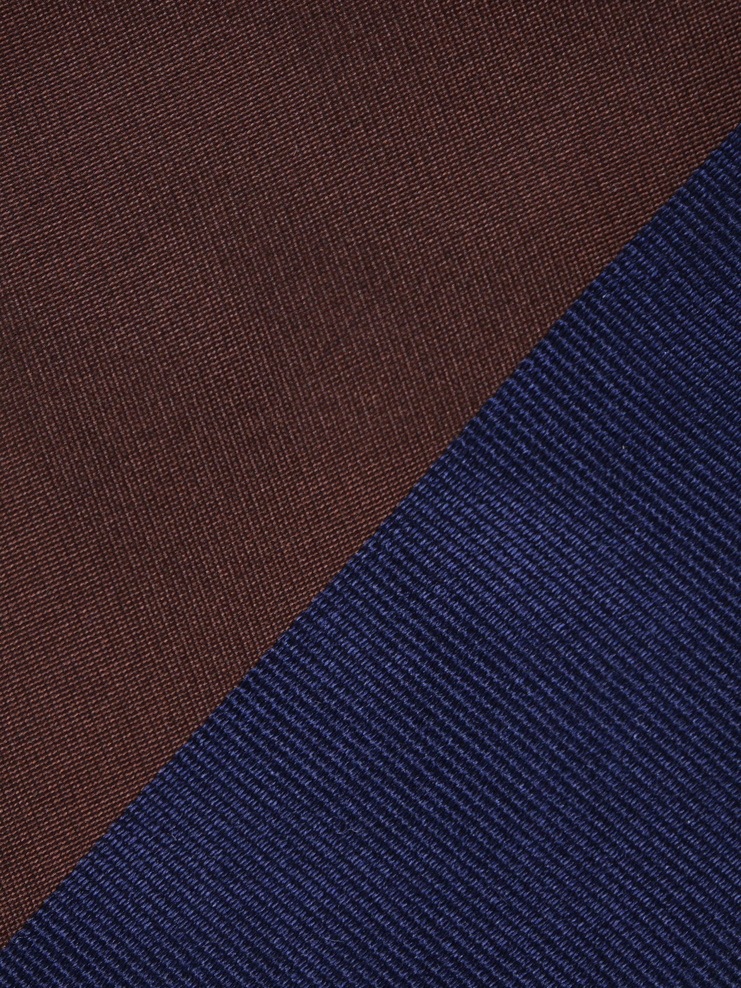 Brown 3 Fold Silk Tie PAOLA