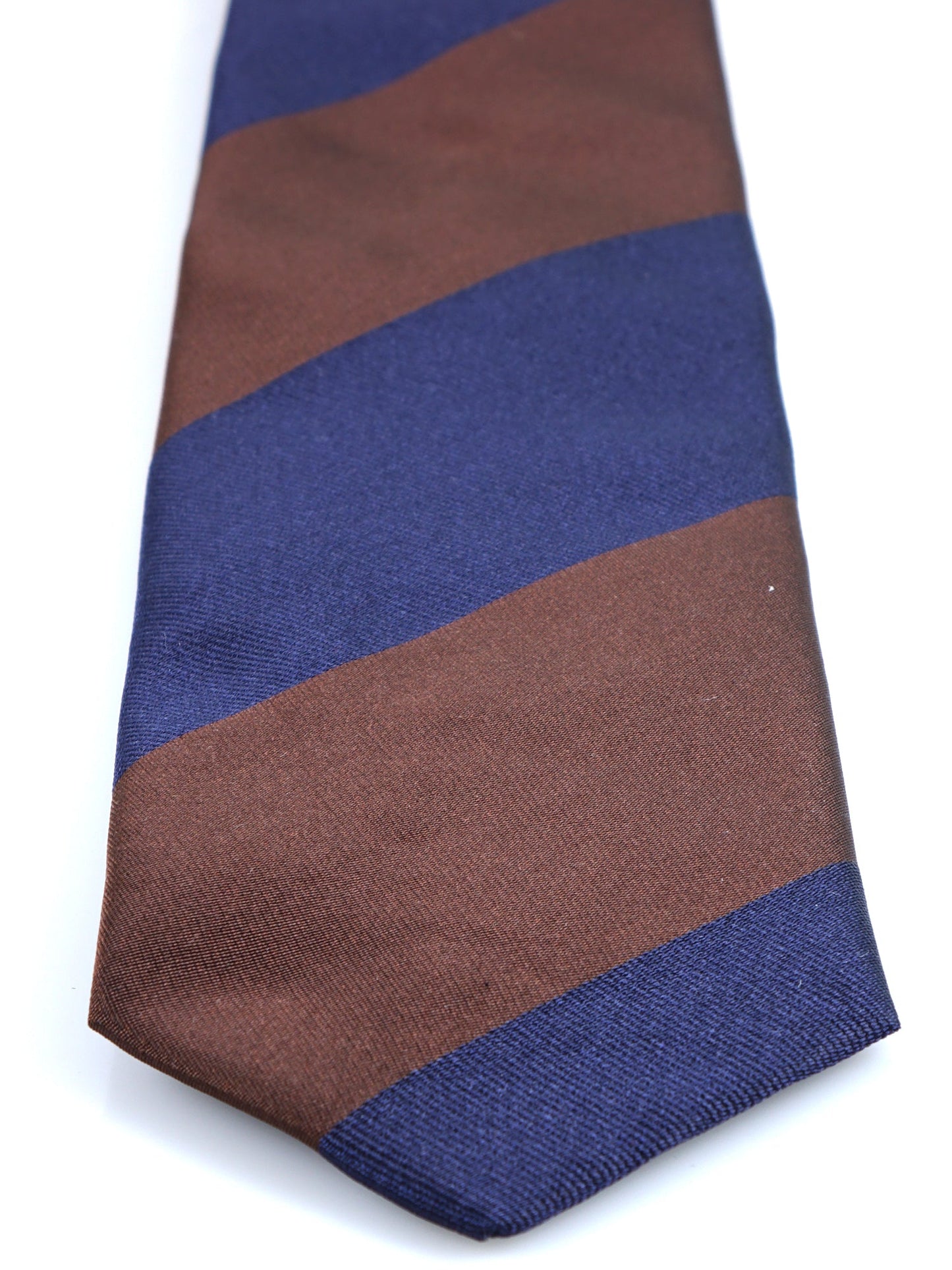 Brown 3 Fold Silk Tie PAOLA