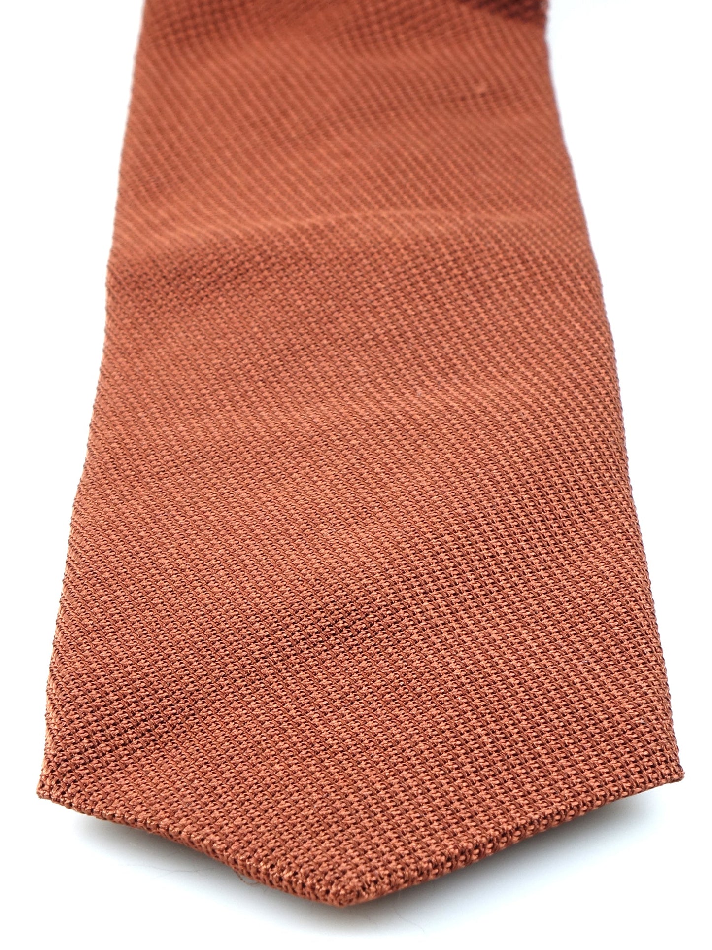 Light Brown 3 Folds Tie in grenadine silk with English Loop ONICE