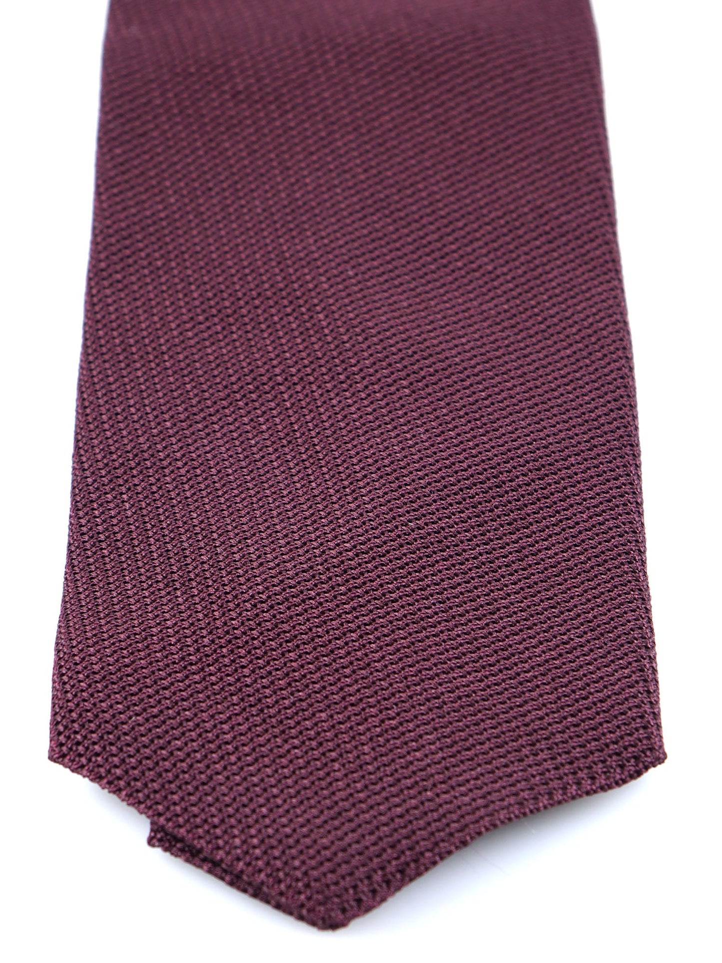 3 fold tie ONICE Bordeaux silk genadine