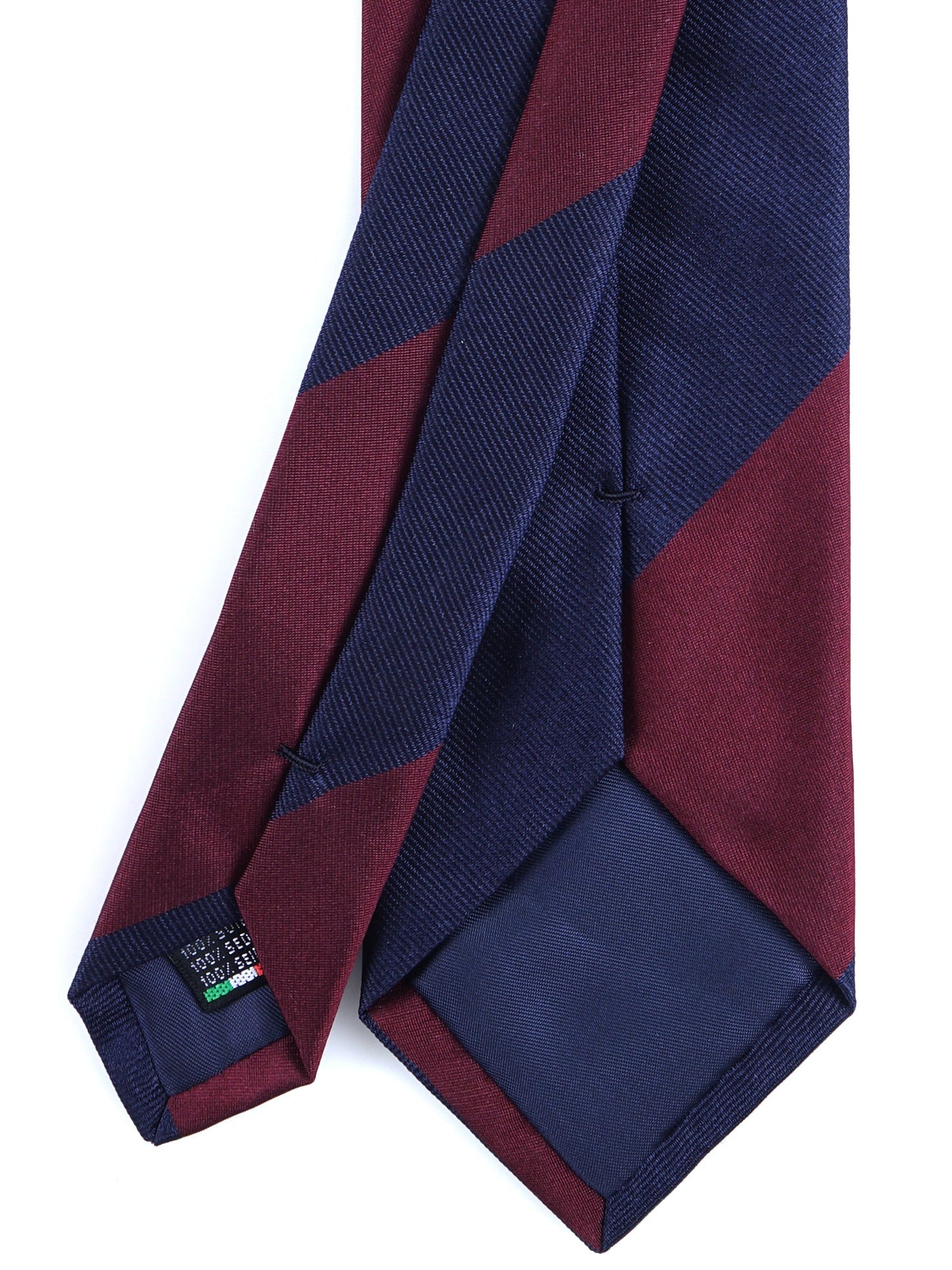 Burgundy 3 Fold Silk Tie PAOLA