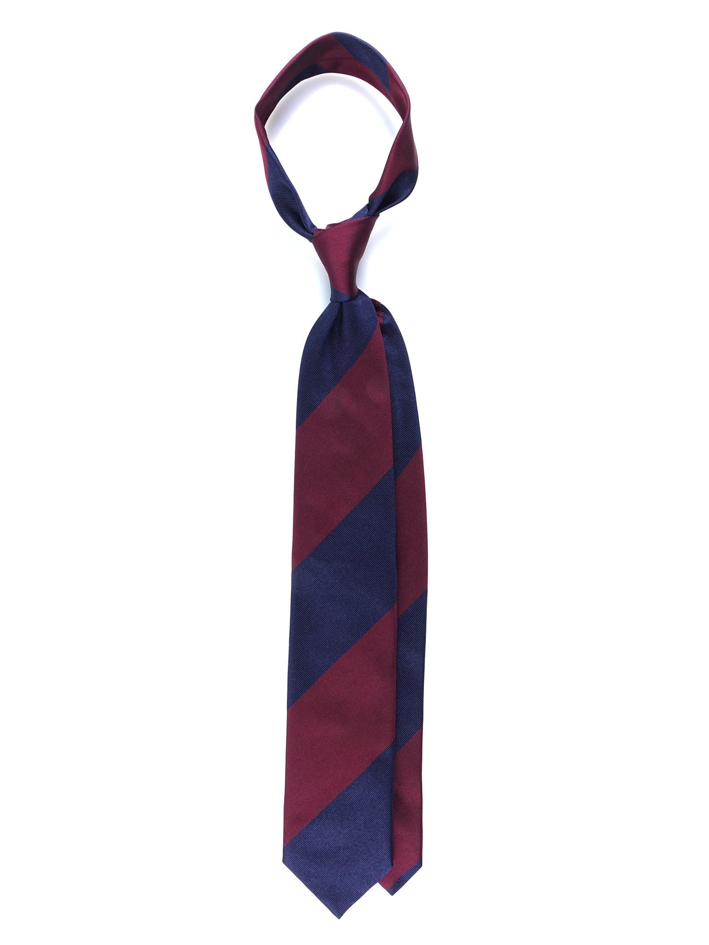 Burgundy 3 Fold Silk Tie PAOLA