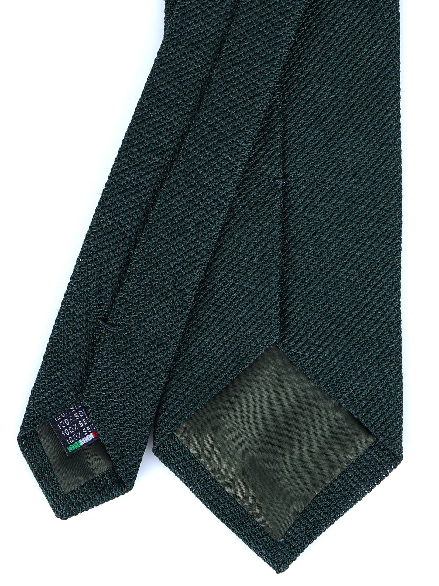 3 Fold Tie ONICE Silk Genadine Forest Green