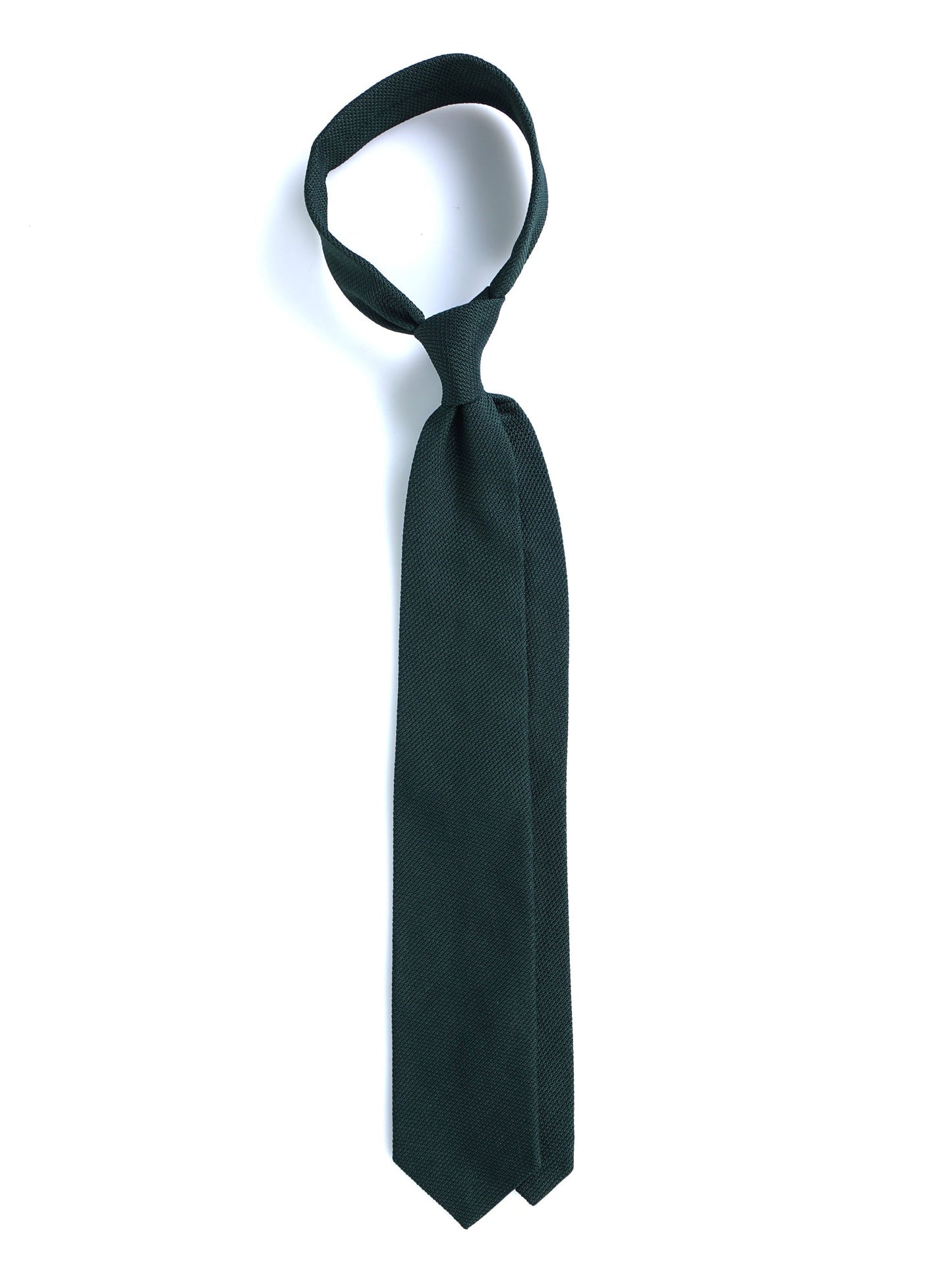 3 Fold Tie ONICE Silk Genadine Forest Green