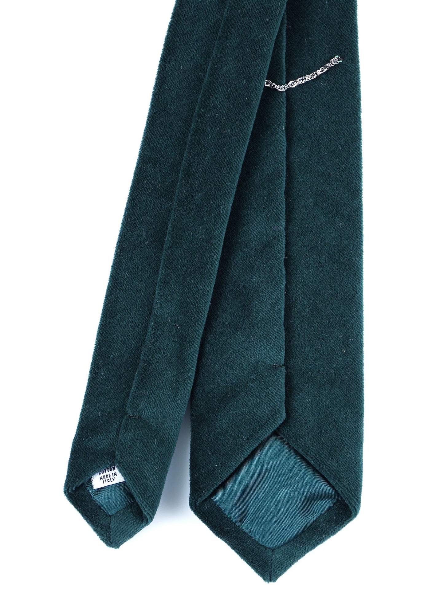 3 Fold Green Velvet Tie SANSET