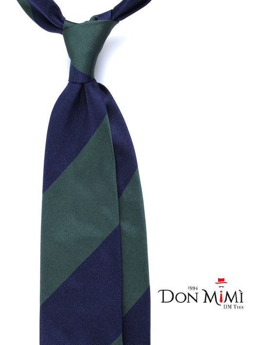 3 Fold Green Silk Tie PAOLA