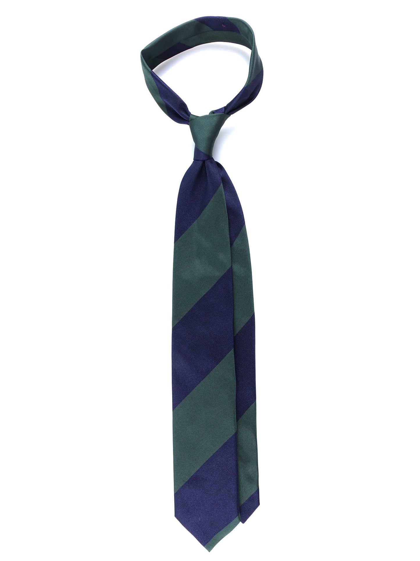 3 Fold Green Silk Tie PAOLA