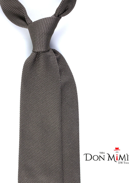 3 Fold Tie ONICE grenadine silk Grey