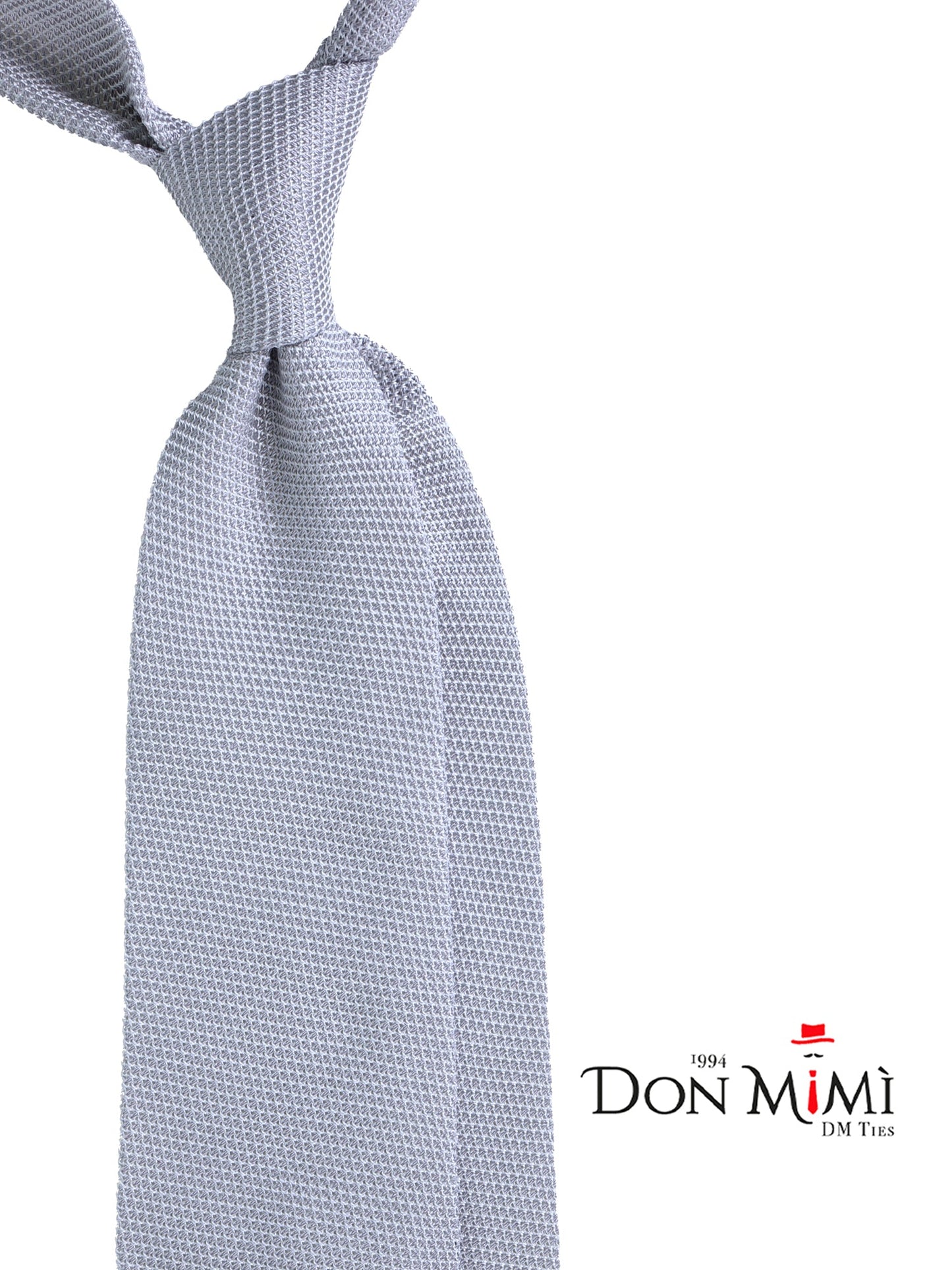 3 fold tie ONICE Silk genadine Gray