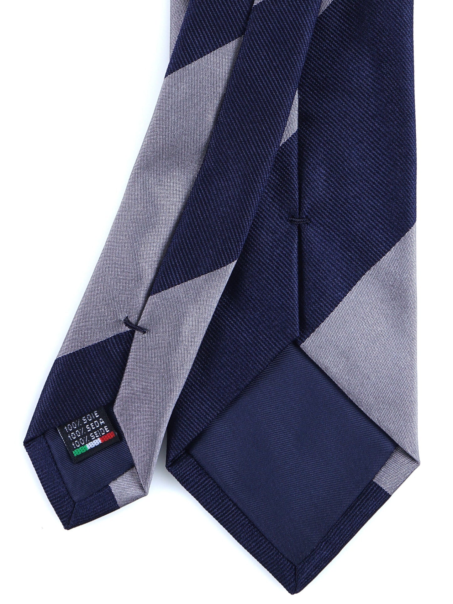 Gray Silk Woven 3 Folds Tie PAOLA