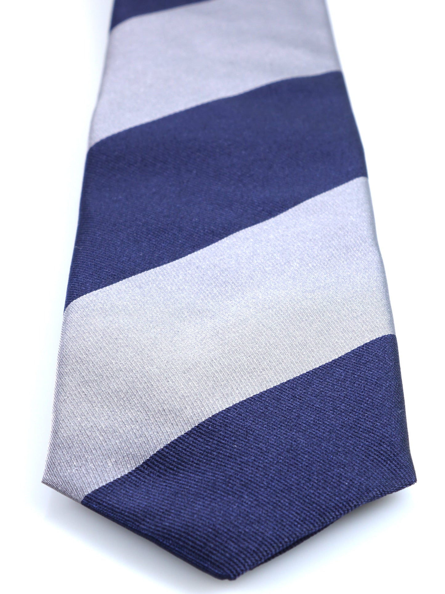 Gray Silk Woven 3 Folds Tie PAOLA