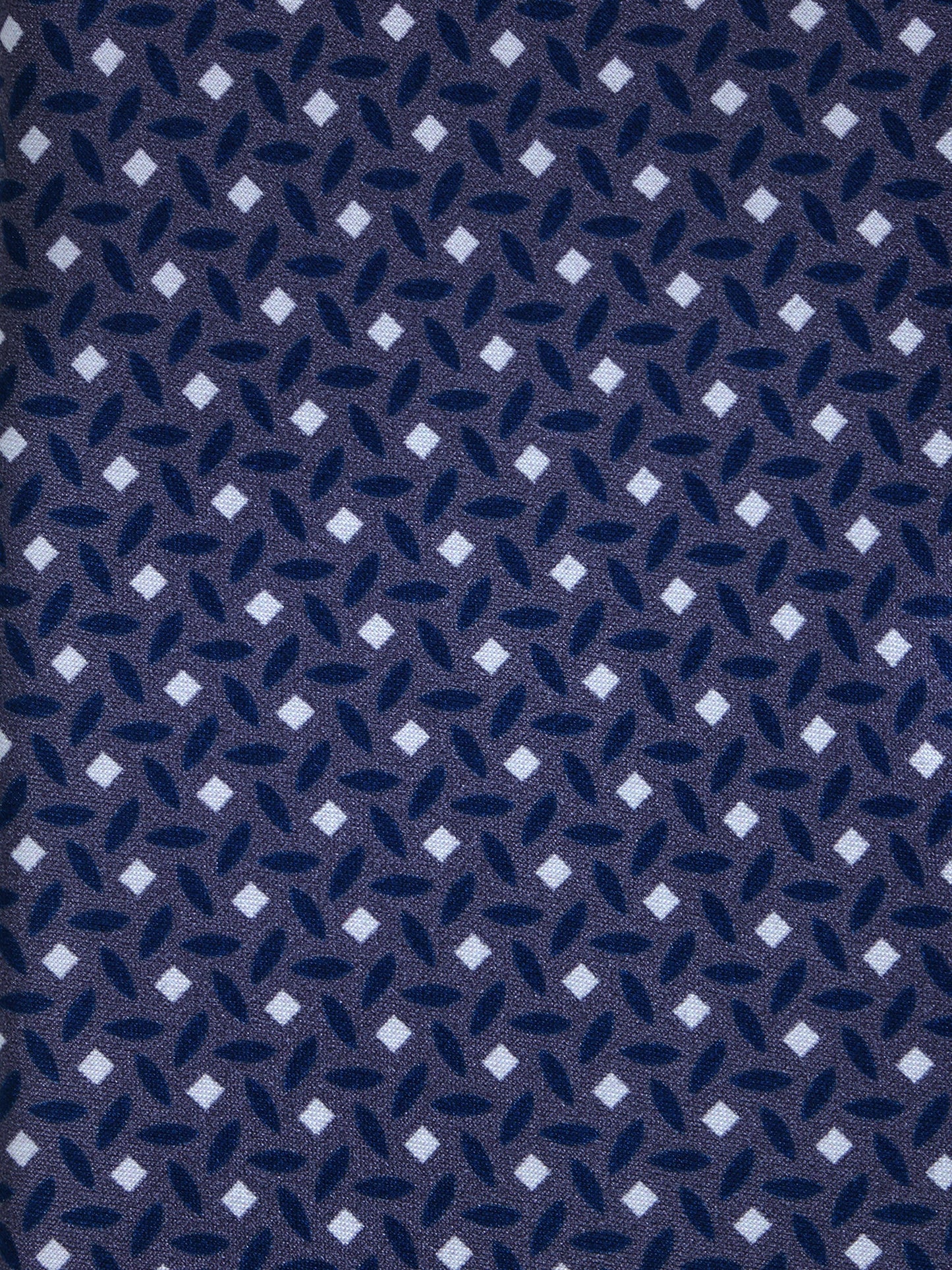 Gray Tie with 3 Folds DEBHORA in Printed Satin Silk