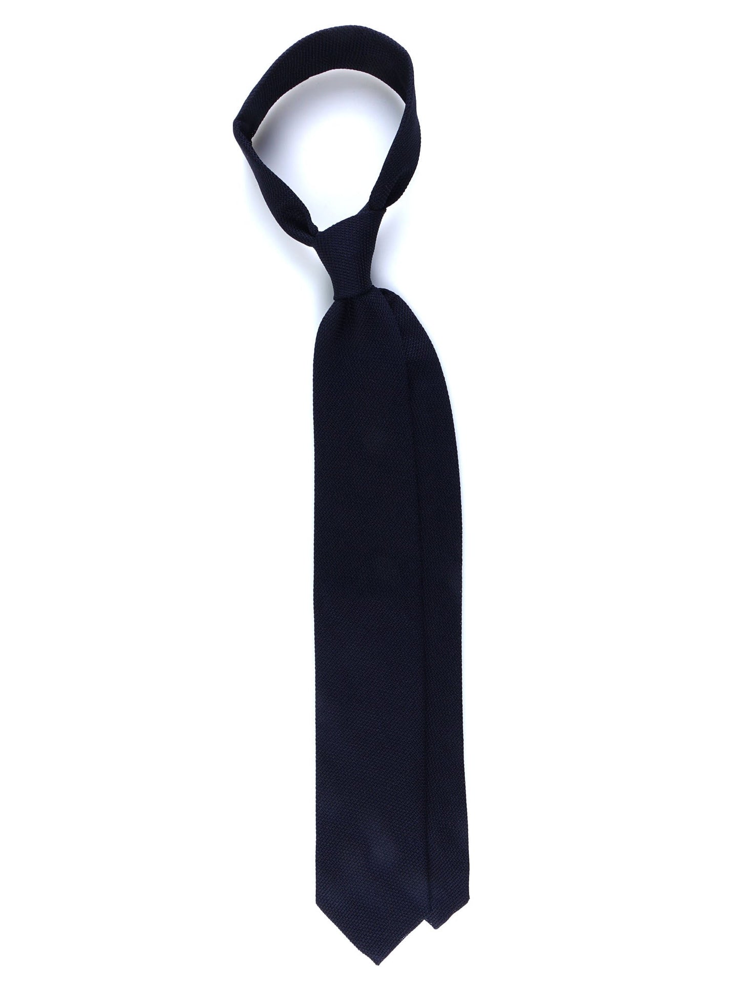 3 Fold Tie ONICE Dark Blue grenadine silk