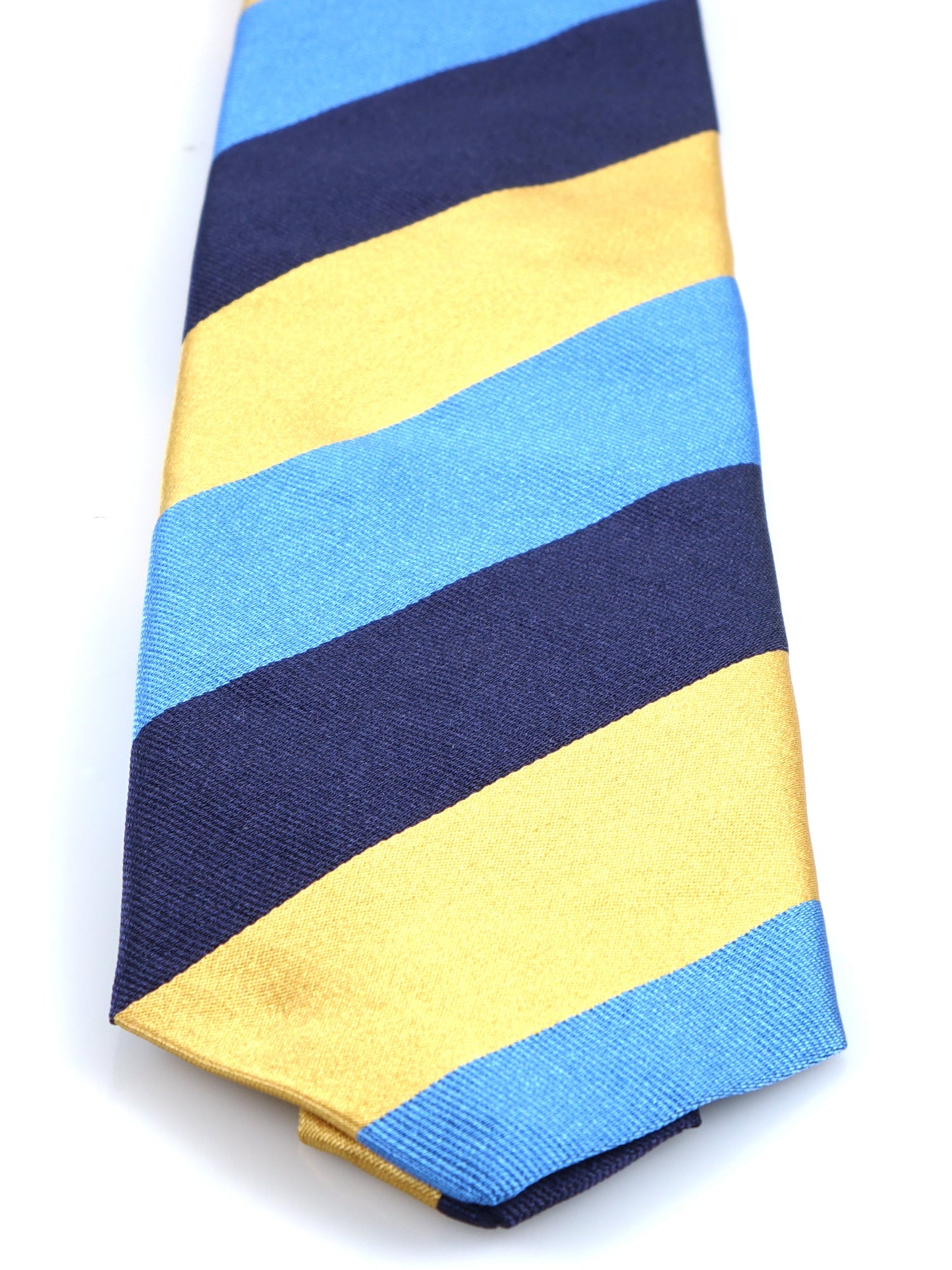 Sky Blue 3 Fold Silk Tie DINA