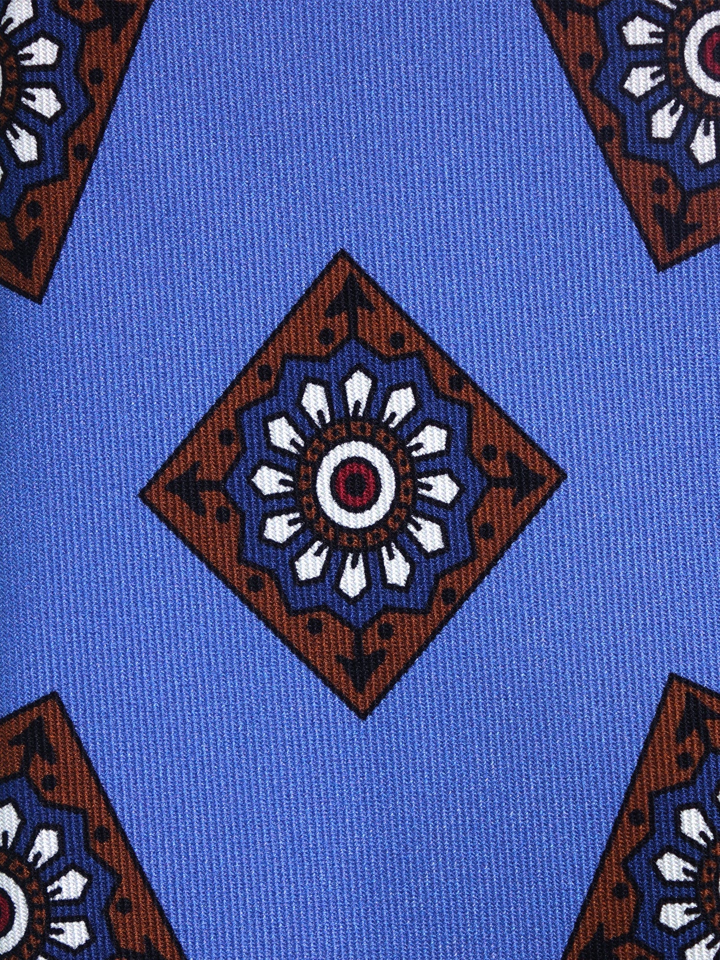 Light blue 3 Folds MATERA in English madder silk