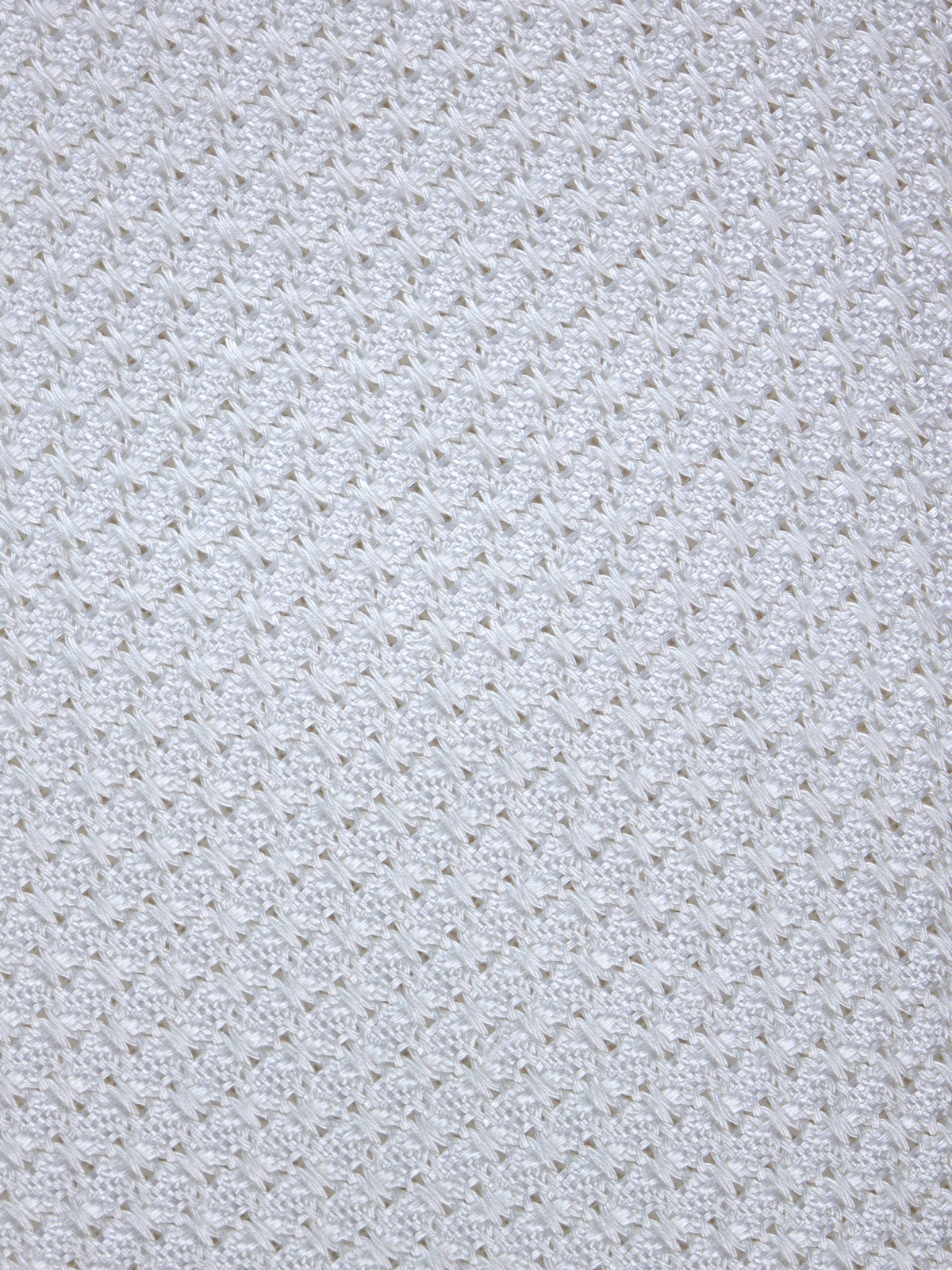 Warm white 3-fold tie RUBINO Silk grenadine