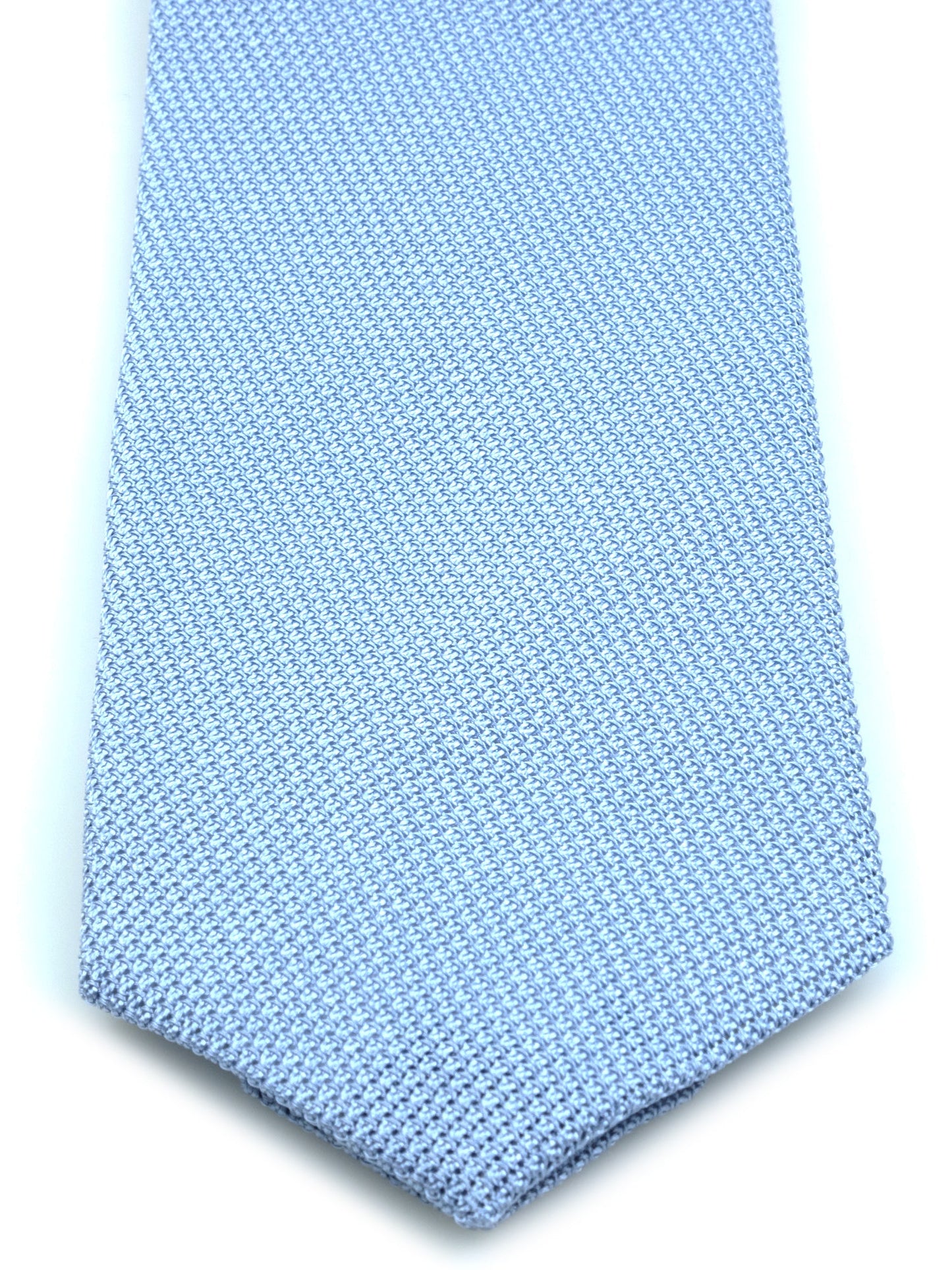 Sky Blue 3 Fold Tie in Grenadine Silk with English Loop ONICE