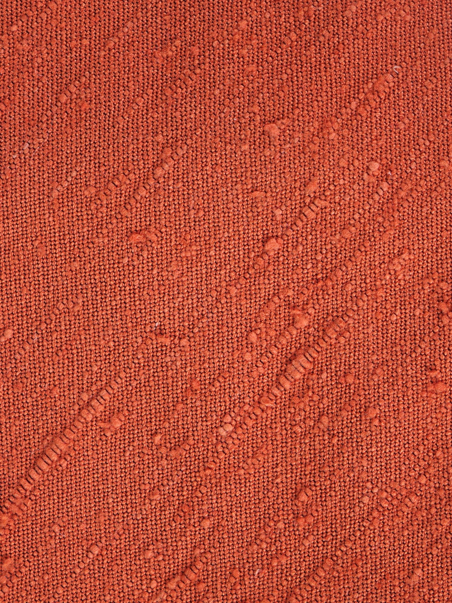 Unlined 3 Fold Tie FARMA Shantung Silk Orange