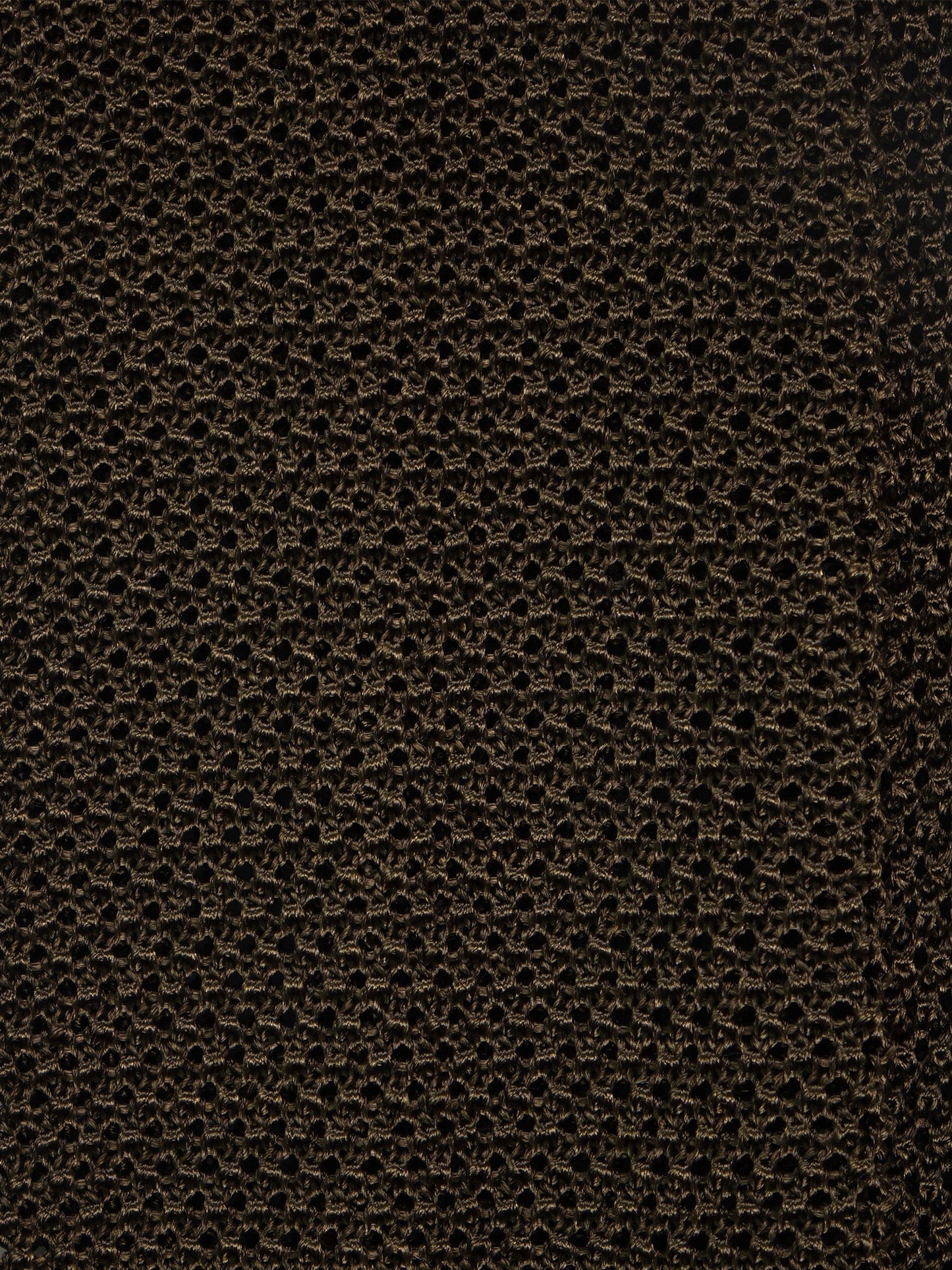 MACCA Olive Green Silk Knit Tie
