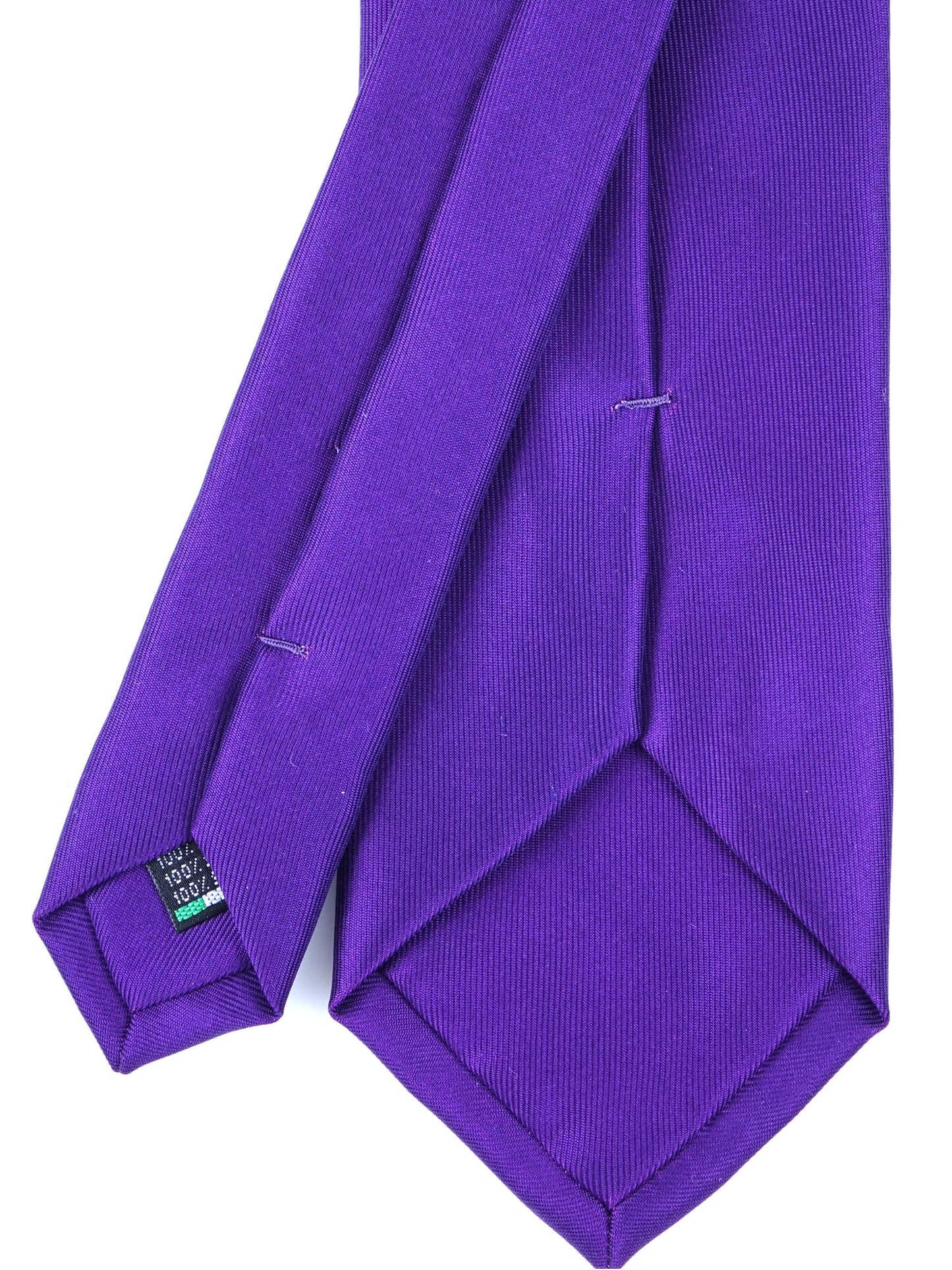 Purple 3-fold DACCA tie in luxury printed silk